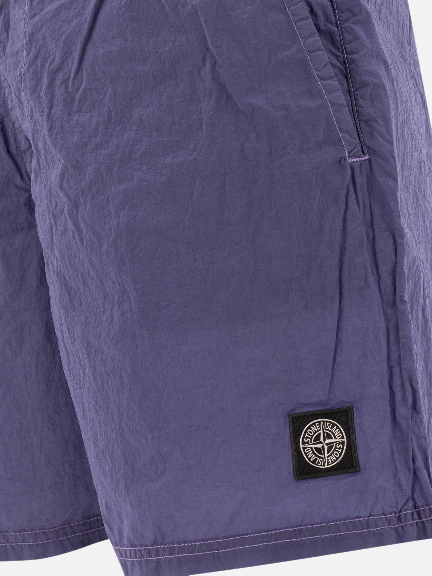 Swim shorts Logo  Purple - Stone Island Men | PDP | VIETTI Online Store | Zoom-Modal_3
