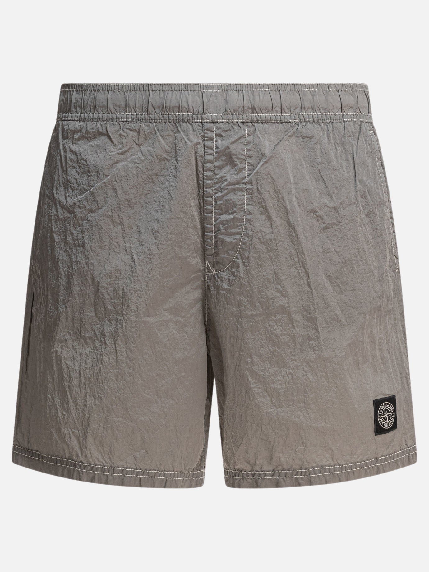 Swim shorts Logo  Grey - Stone Island Men | PDP | VIETTI Online Store | Zoom-Modal
