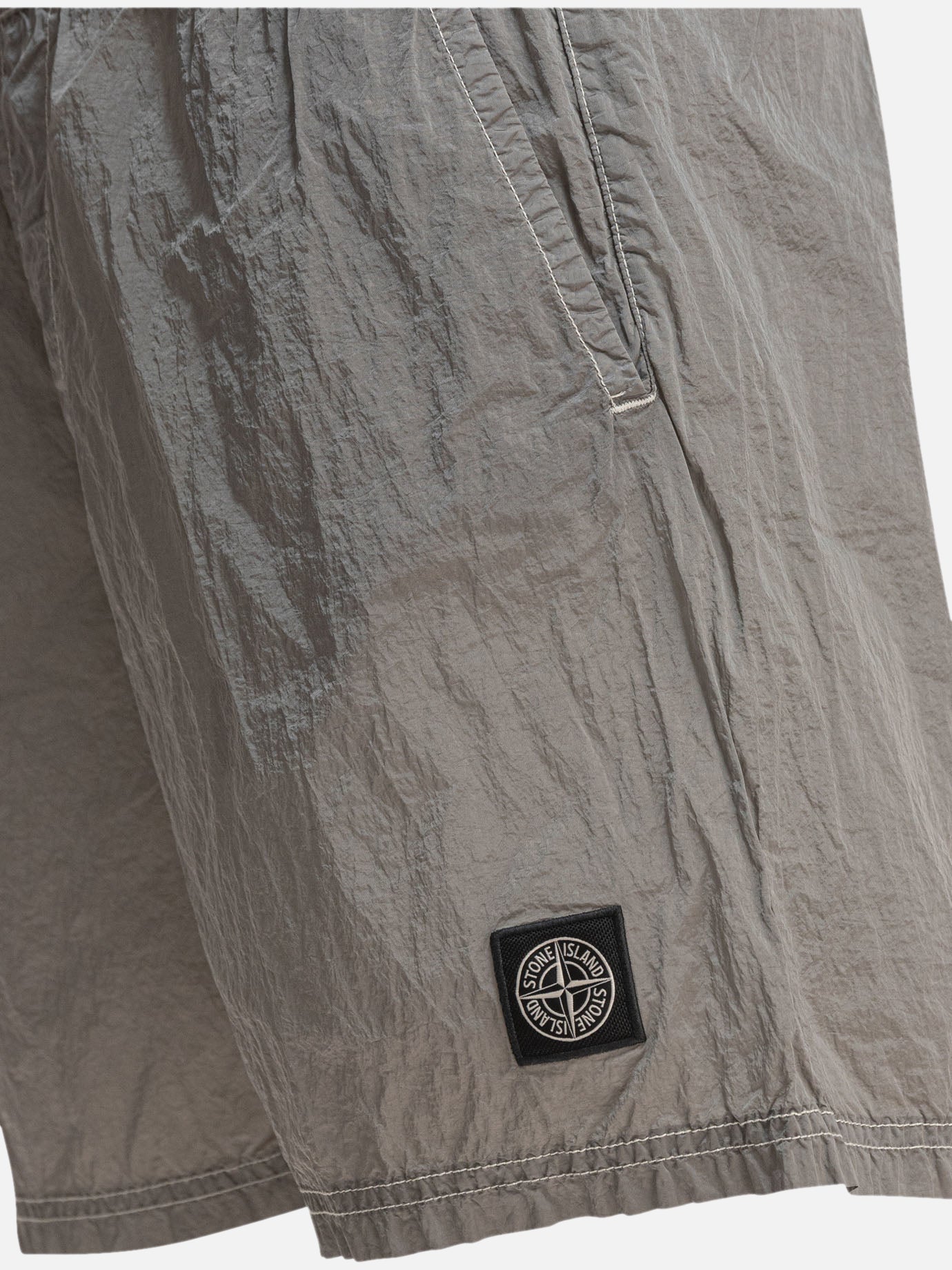Swim shorts Logo  Grey - Stone Island Men | PDP | VIETTI Online Store | thumbnail_4