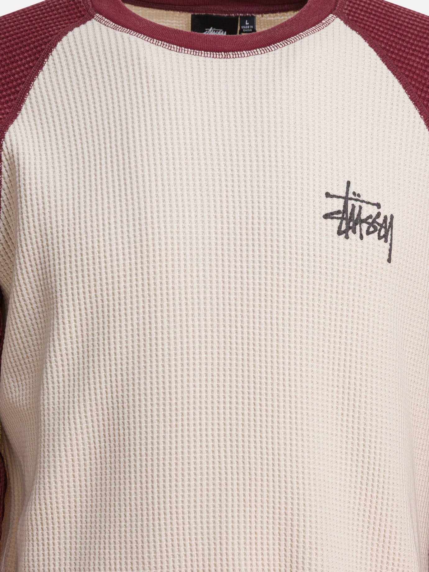 Crewneck t-shirts Logo  Beige - Stüssy Men | PDP | VIETTI Online Store | thumbnail_3