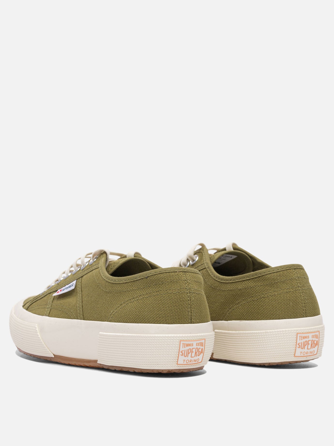 Sneaker basse 100% cotton - 100% rubber  Verde - Superga Uomo | PDP | VIETTI Online Store | thumbnail_4