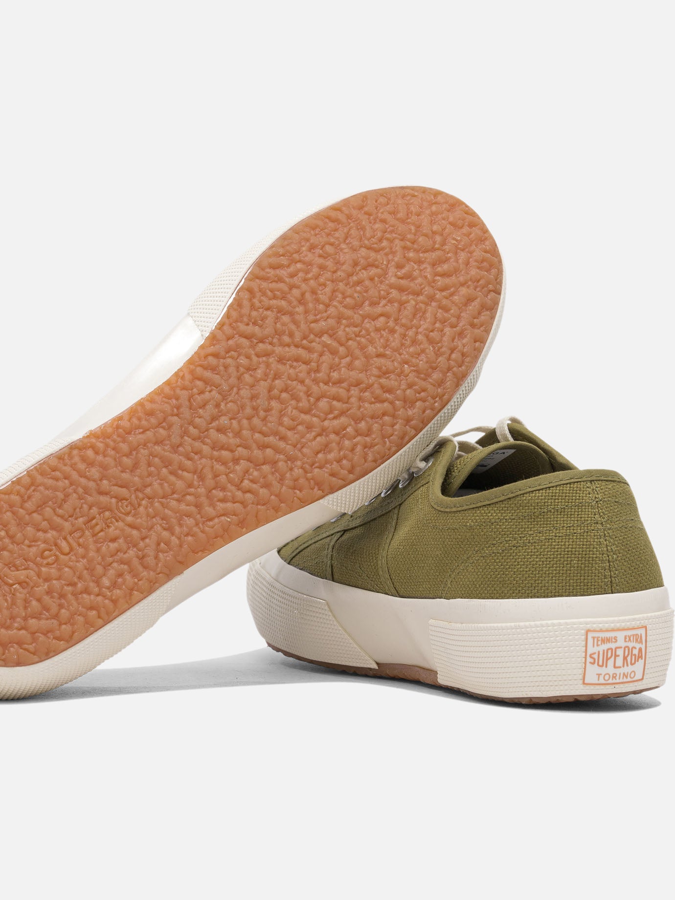 Sneaker basse 100% cotton - 100% rubber  Verde - Superga Uomo | PDP | VIETTI Online Store | thumbnail_5