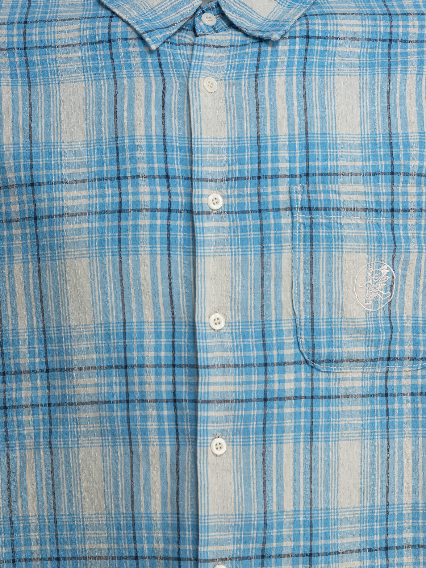 Thisisneverthat® Check shirt 12864515_S Light blue thumbnail_3
