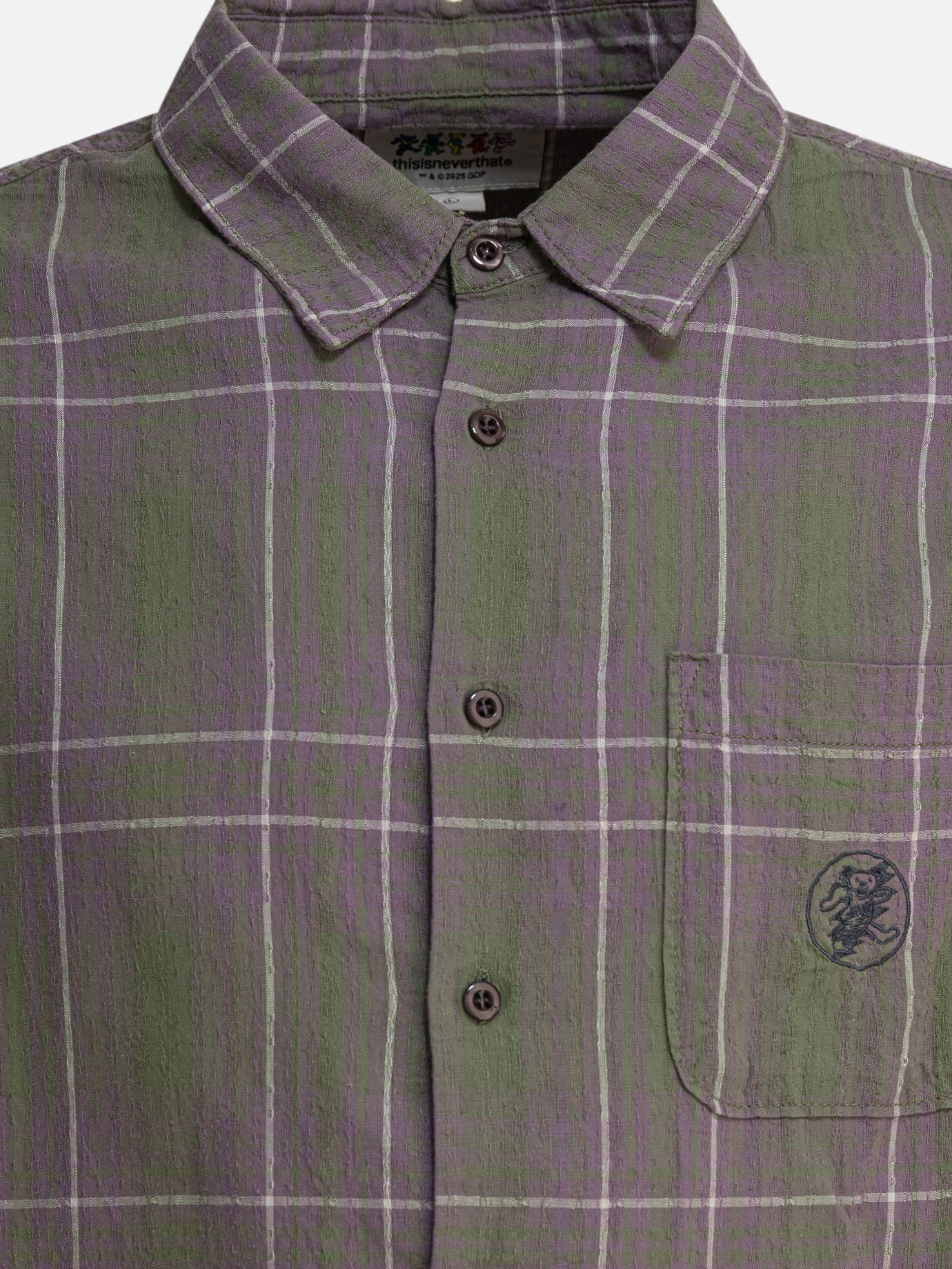Camicie casual Check  Verde - Thisisneverthat® Uomo | PDP | VIETTI Online Store | thumbnail_3