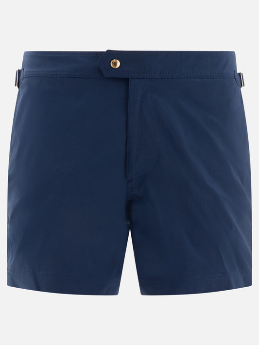 Short da mare Solid colour  Blu - Tom Ford Uomo | PLP | VIETTI Online Store 
