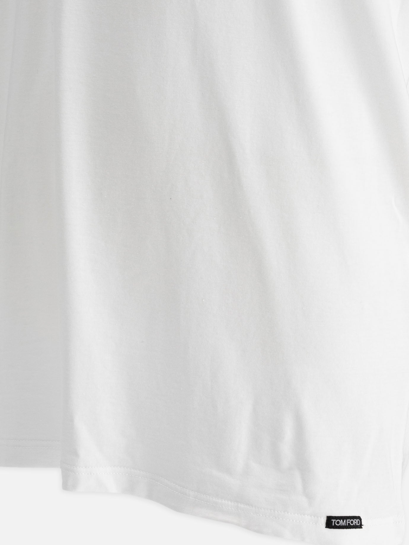 Crewneck t-shirts Solid colour  White - Tom Ford Men | PDP | VIETTI Online Store | thumbnail_3