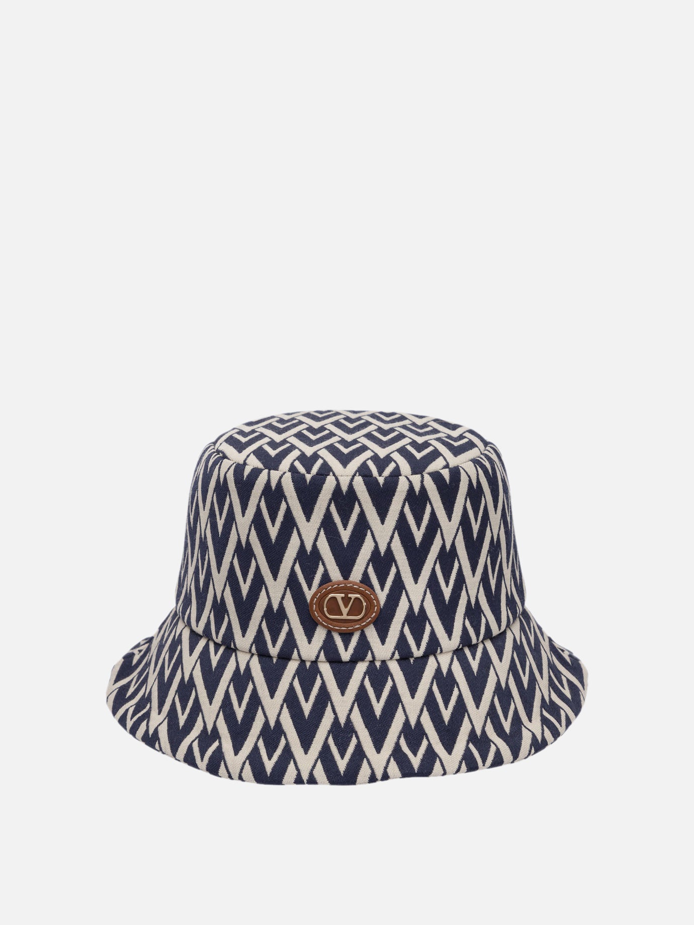 Valentino Garavani Cappello bucket &quot;Toute la V&quot; 14857333_58 Blue thumbnail_1