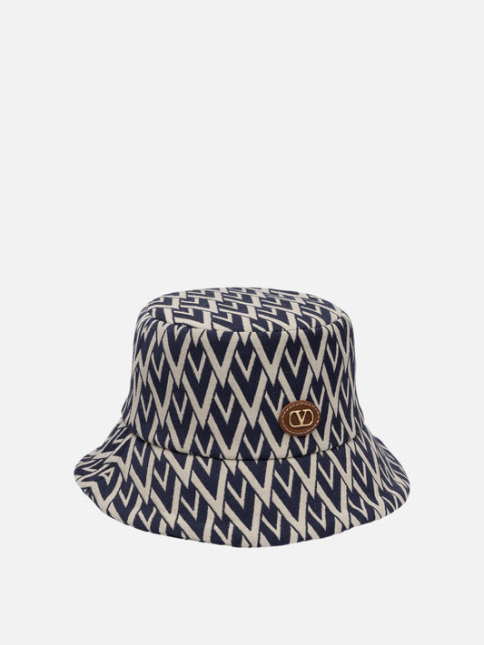 Valentino Garavani Cappello bucket "Toute la V" 14857333_57 Blue 2