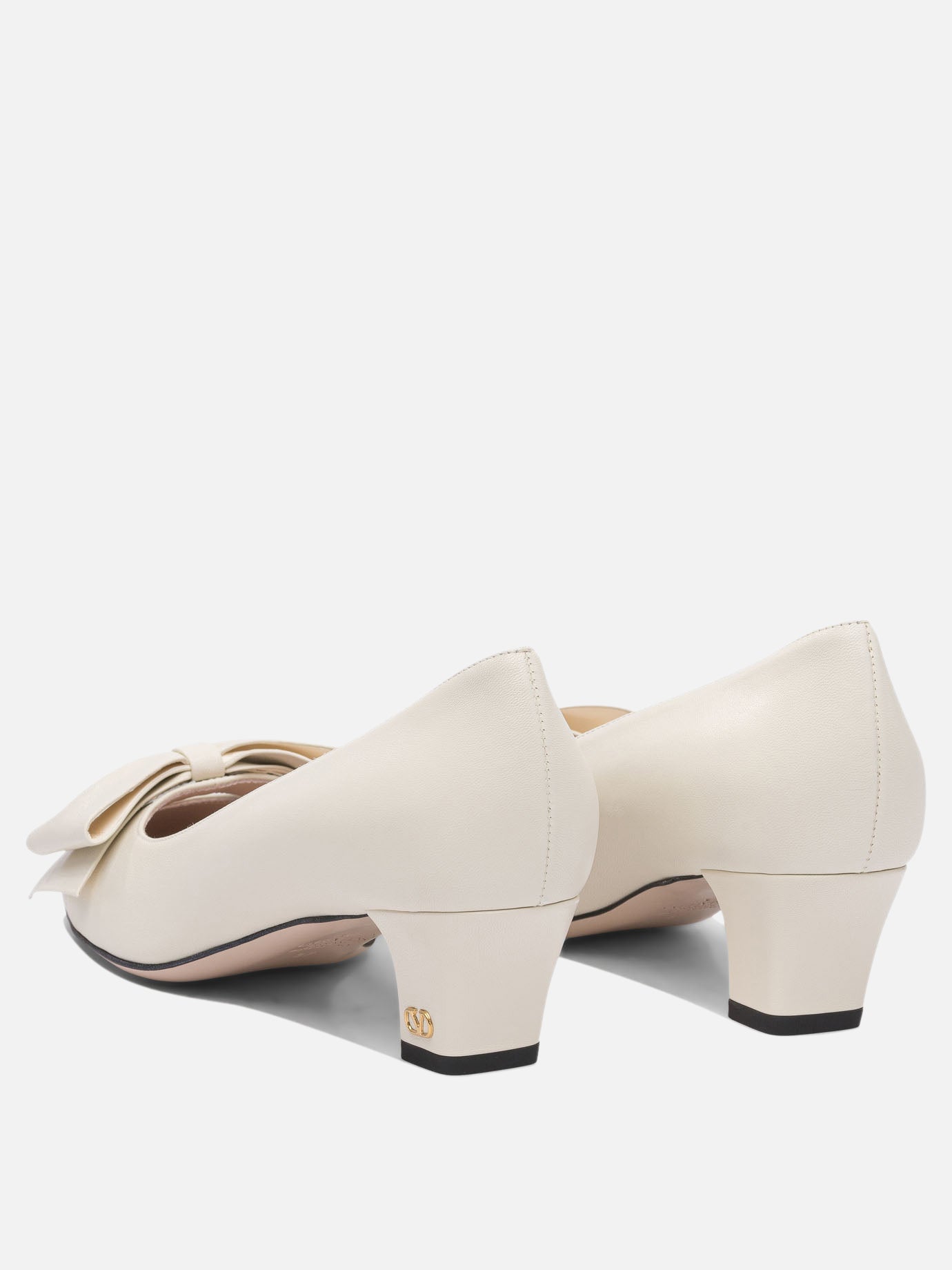 Décolleté 100% leather - 100% leather  Bianco - Valentino Garavani Donna | PDP | VIETTI Online Store | thumbnail_4