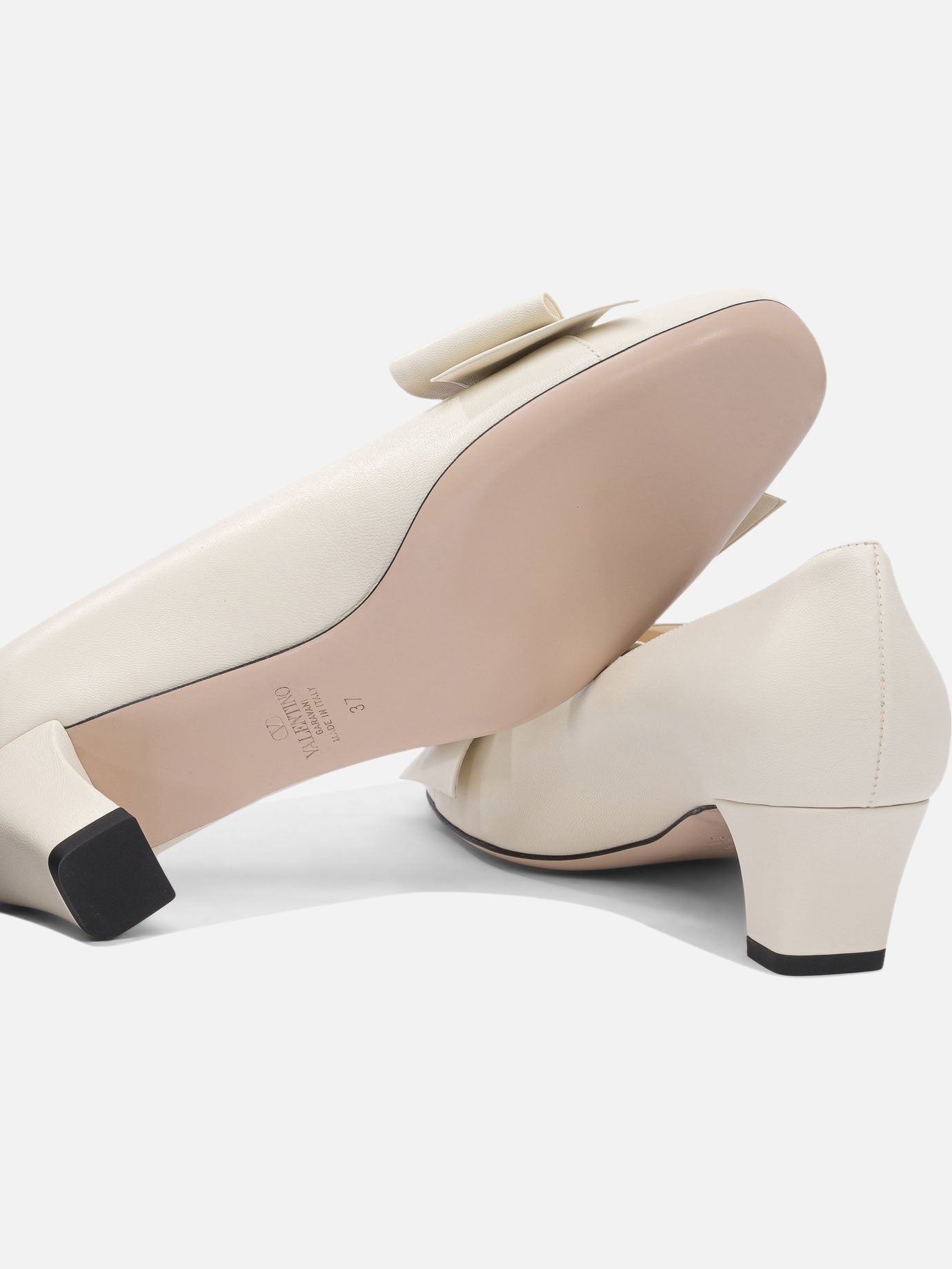 Décolleté 100% leather - 100% leather  Bianco - Valentino Garavani Donna | PDP | VIETTI Online Store | Zoom-Modal_5

