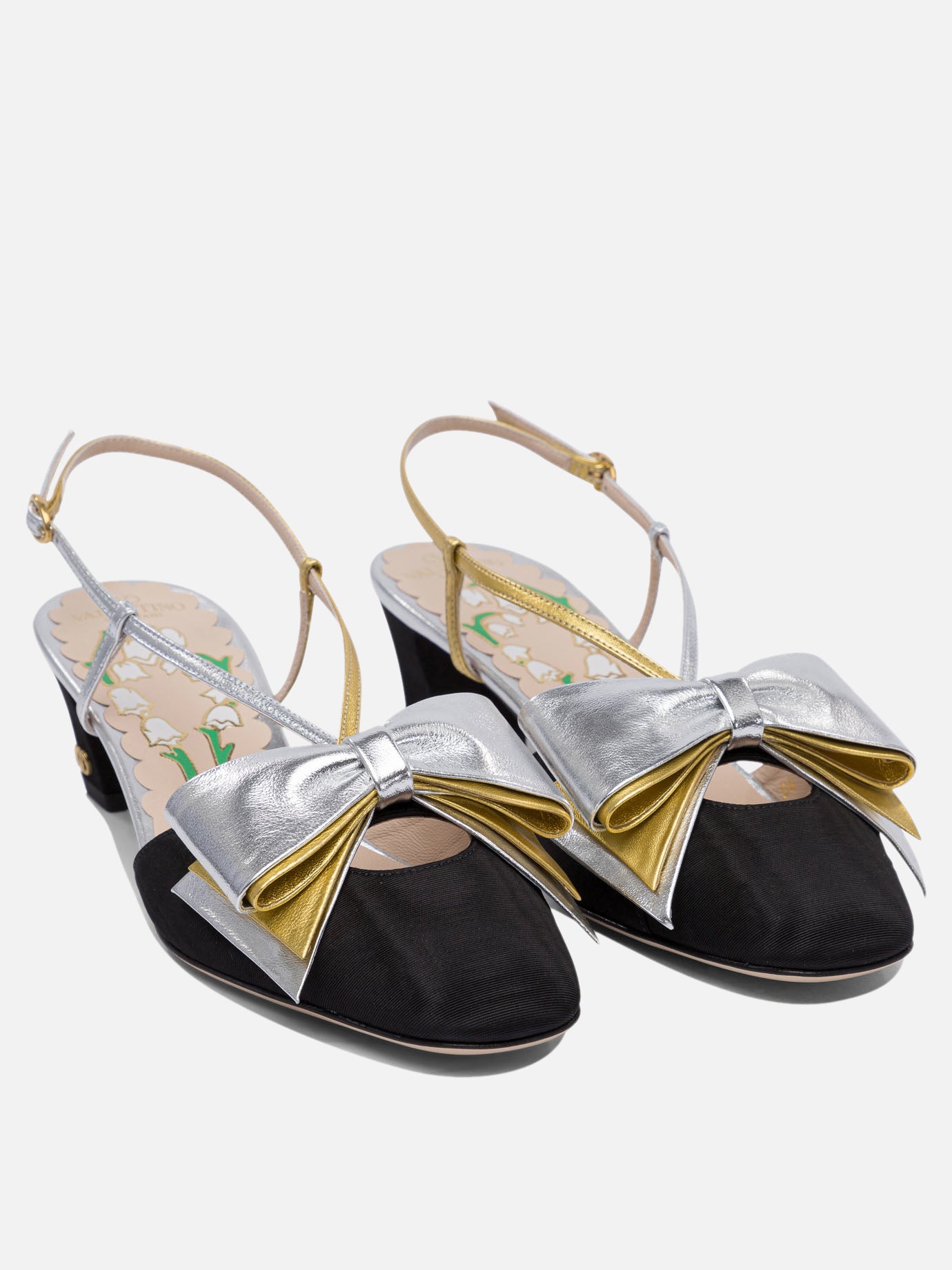 Slingback 100% leather - 100% leather  Nero - Valentino Garavani Donna | PDP | VIETTI Online Store | thumbnail_2