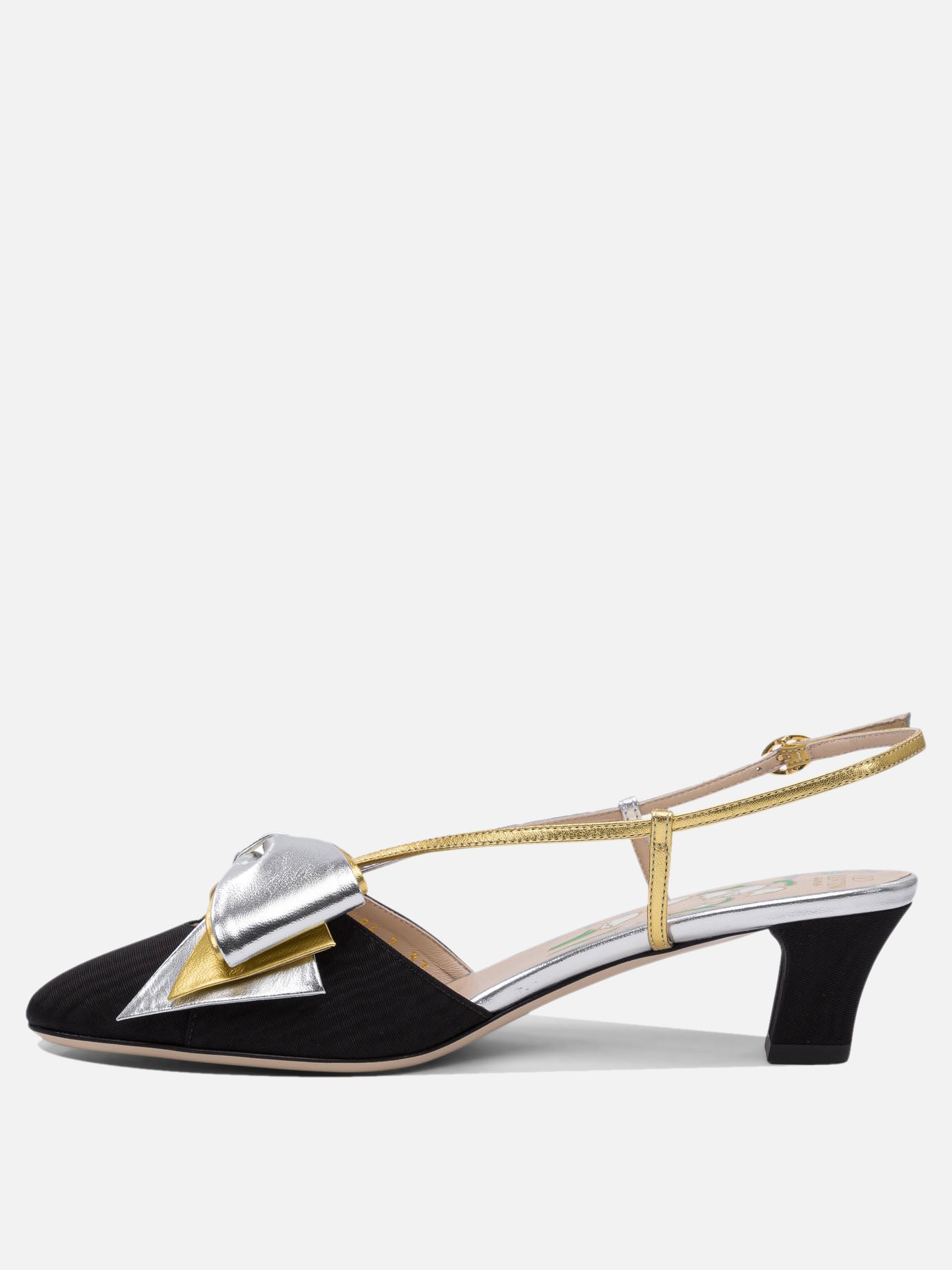 Slingback 100% leather - 100% leather  Nero - Valentino Garavani Donna | PDP | VIETTI Online Store | thumbnail_3