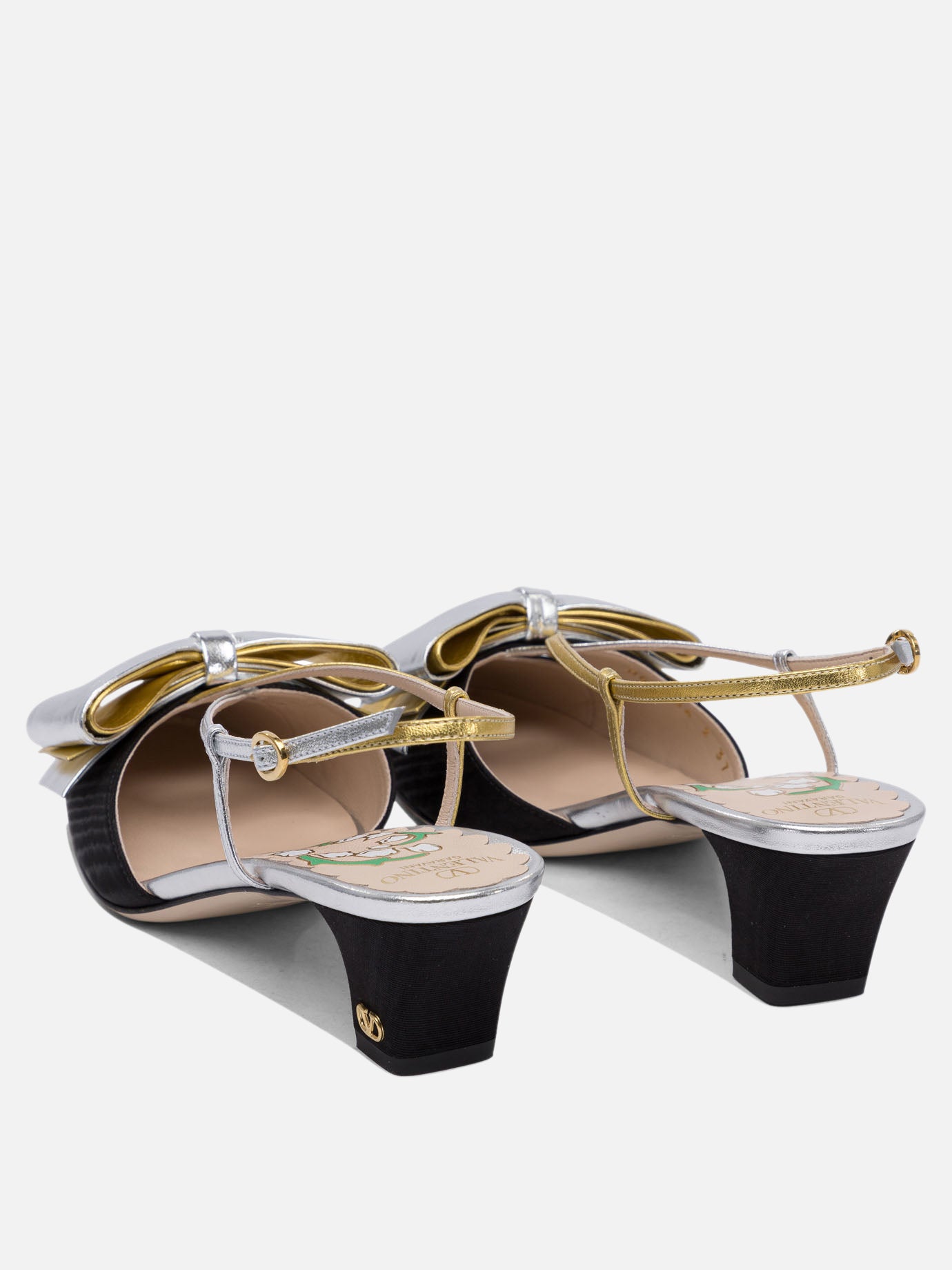 Slingback 100% leather - 100% leather  Nero - Valentino Garavani Donna | PDP | VIETTI Online Store | thumbnail_4