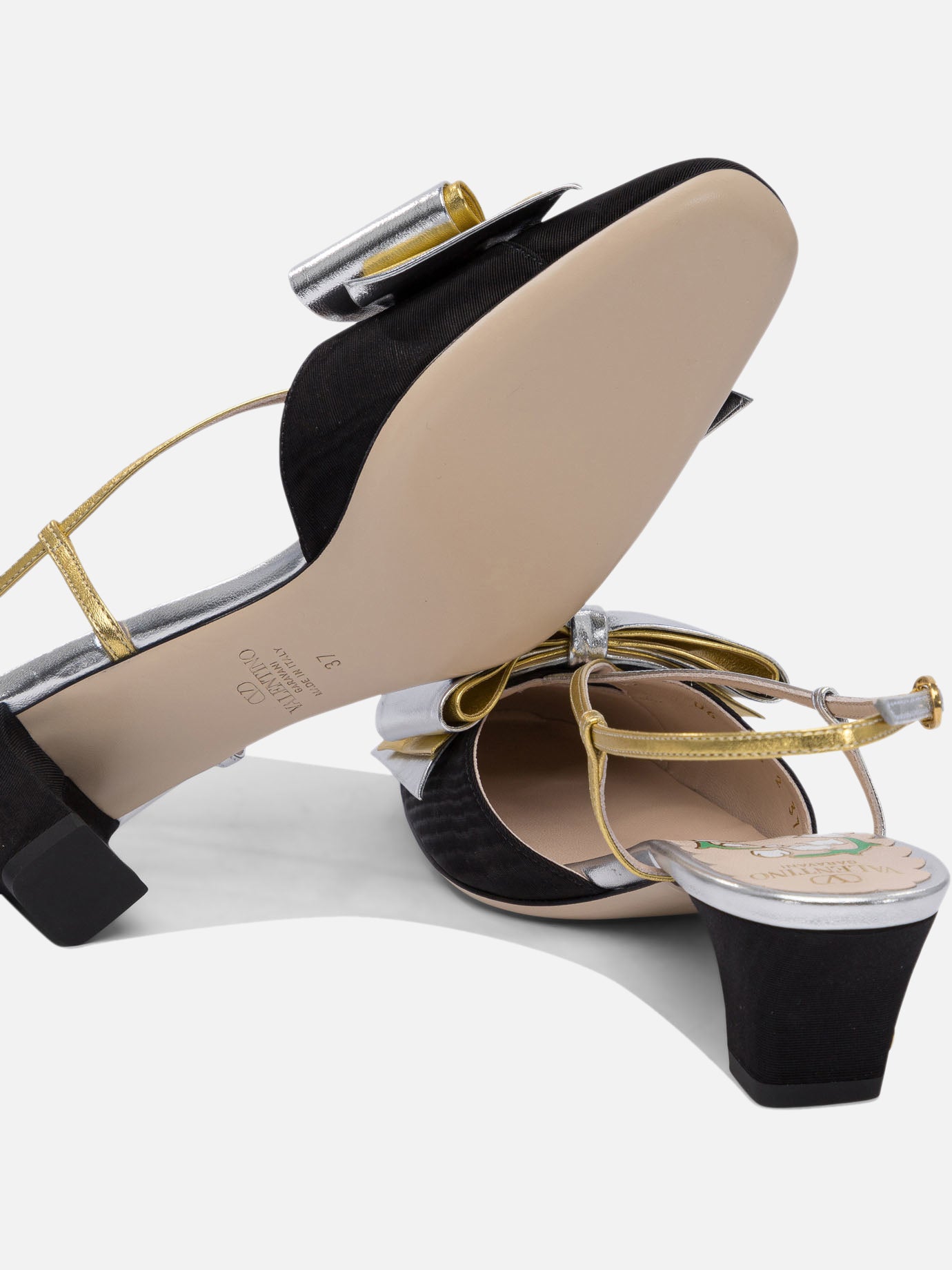 Slingback 100% leather - 100% leather  Nero - Valentino Garavani Donna | PDP | VIETTI Online Store | Zoom-Modal_5
