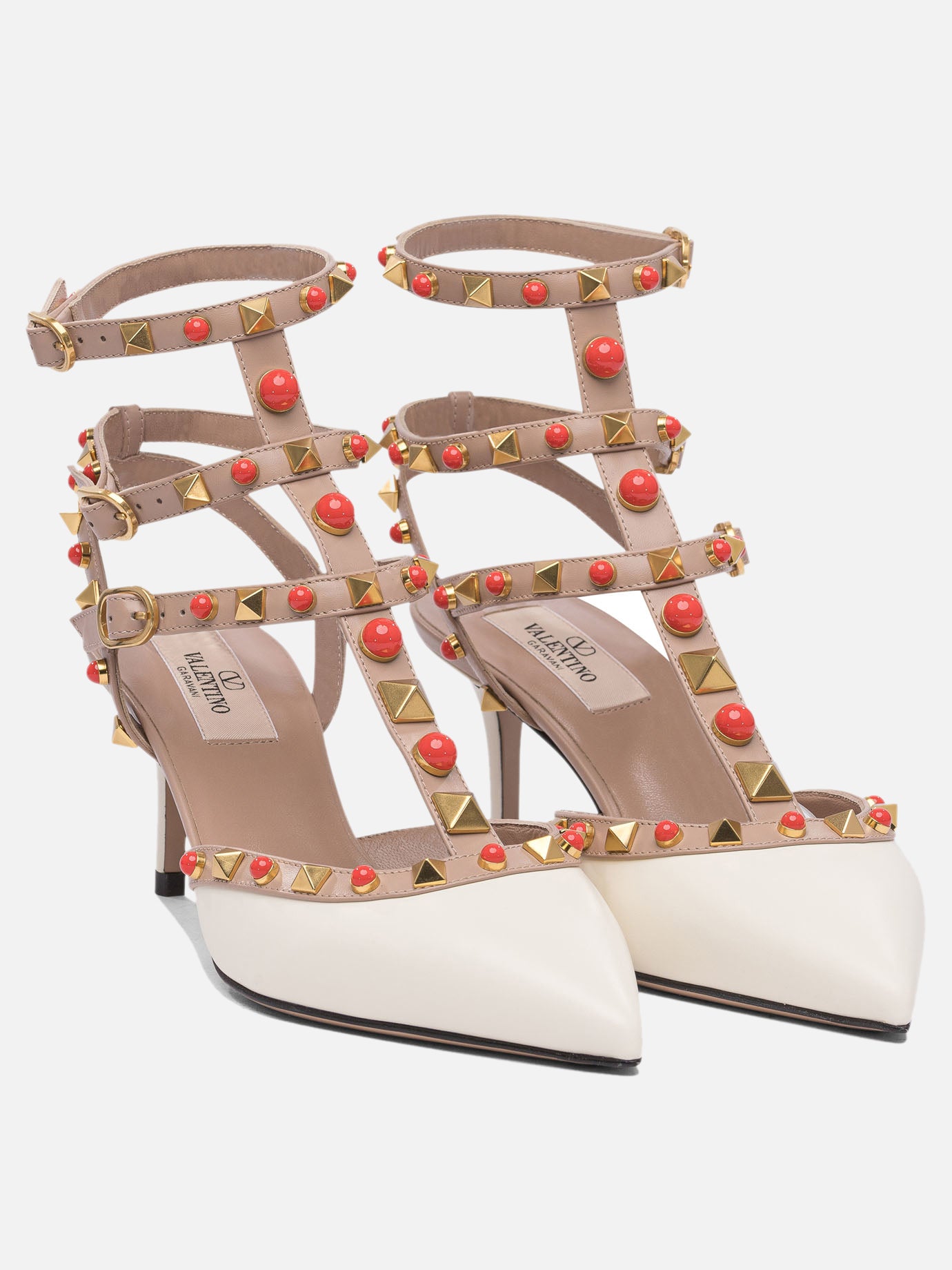 Décolleté 100% leather - 100% leather  Bianco - Valentino Garavani Donna | PDP | VIETTI Online Store | Zoom-Modal_2
