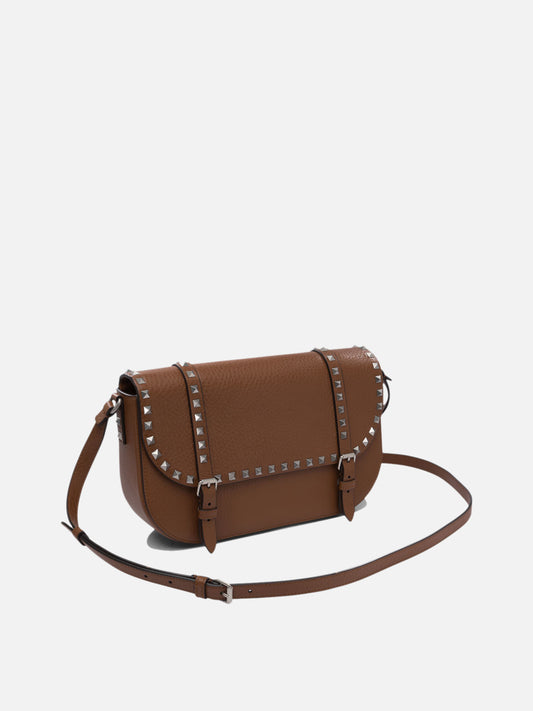 Valentino Garavani Borsa a tracolla "Rockstud" 16831592_UNI Brown 2