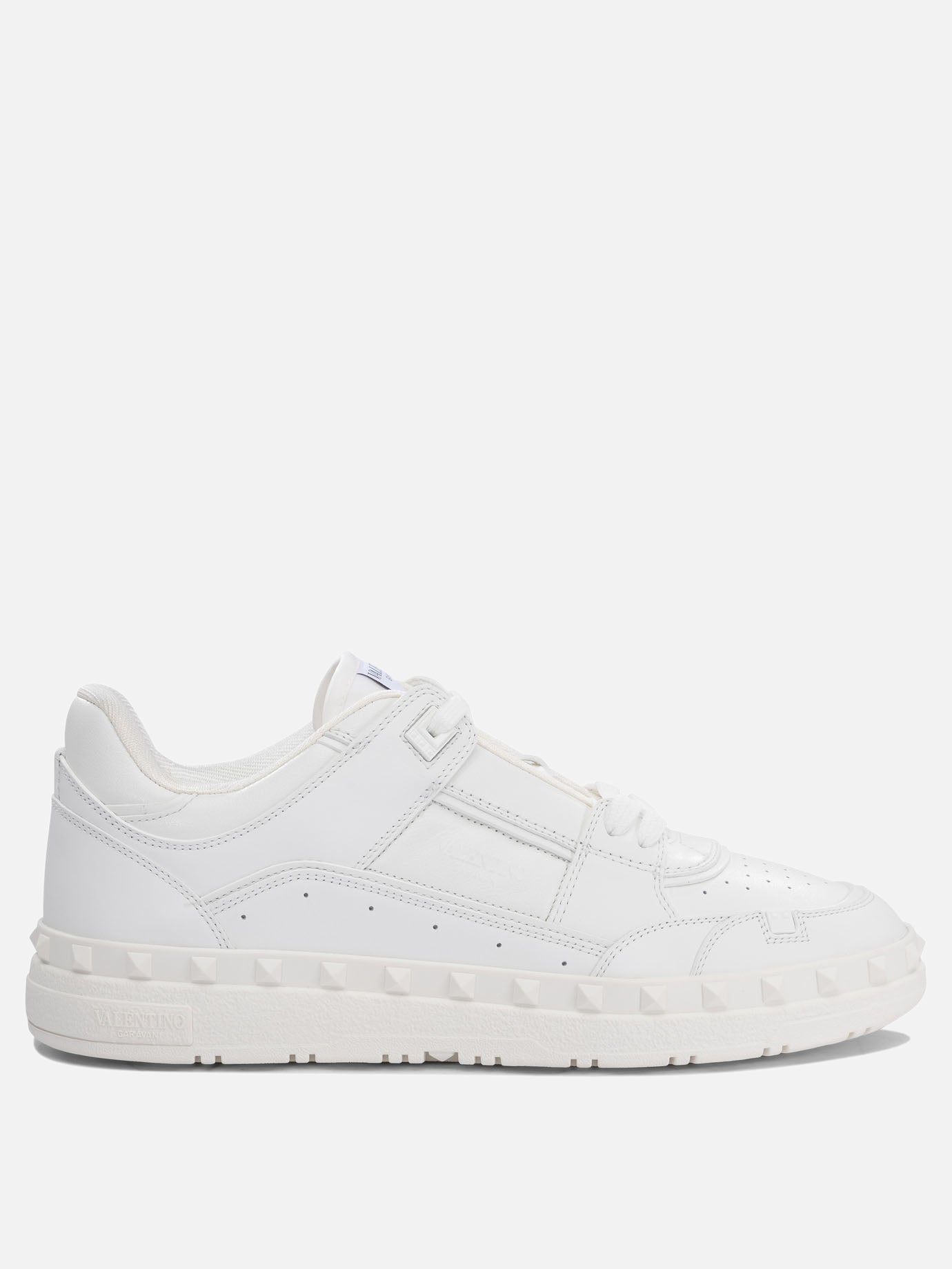 Sneaker basse 100% leather - 100% rubber  Bianco - Valentino Garavani Uomo | PDP | VIETTI Online Store | Zoom-Modal
