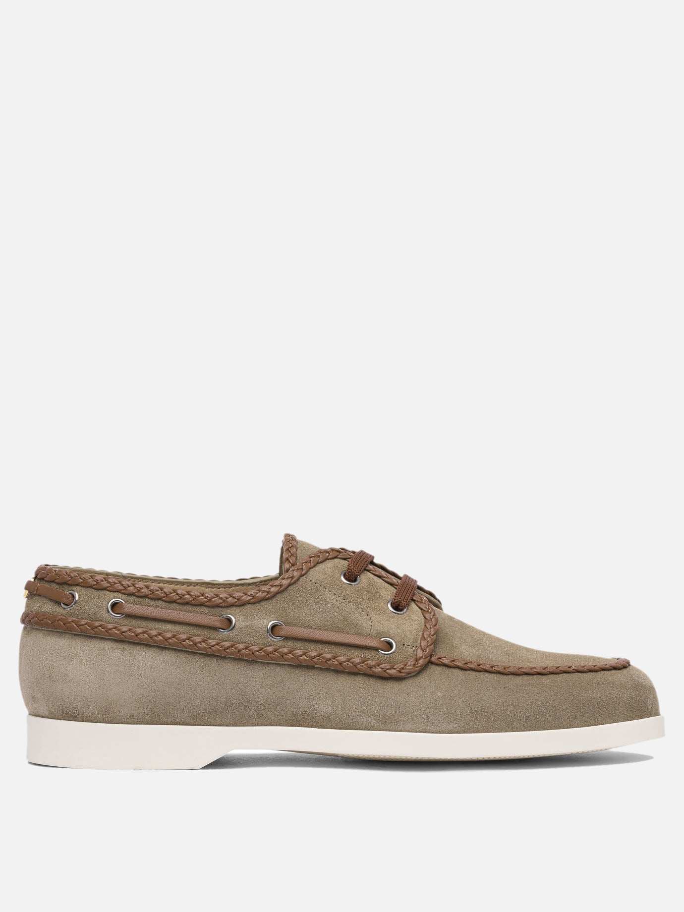 Valentino Garavani Scarpe da barca &quot;Palm Avenue&quot; 17115722_40 Brown thumbnail_1