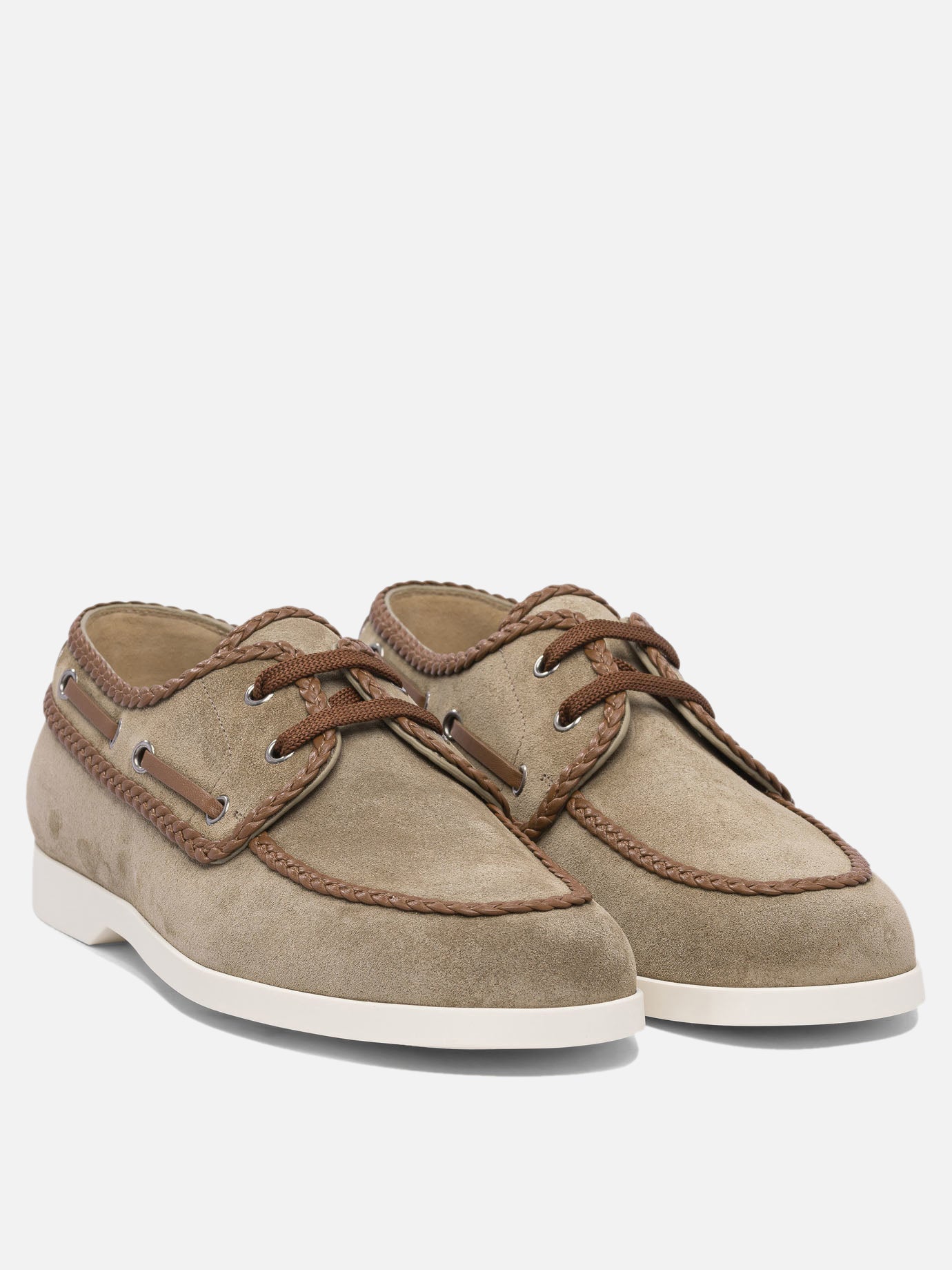 Valentino Garavani Scarpe da barca &quot;Palm Avenue&quot; 17115722_40 Brown thumbnail_2