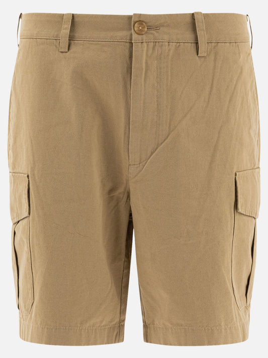 Vince Short cargo in cotone e lino 17584873_31 Beige 1