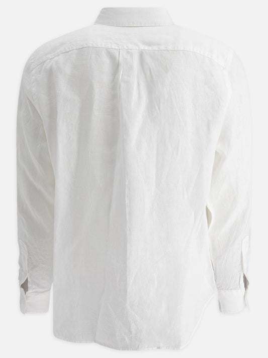 Vince Camicia "Utility" in lino 17463614_S White 2