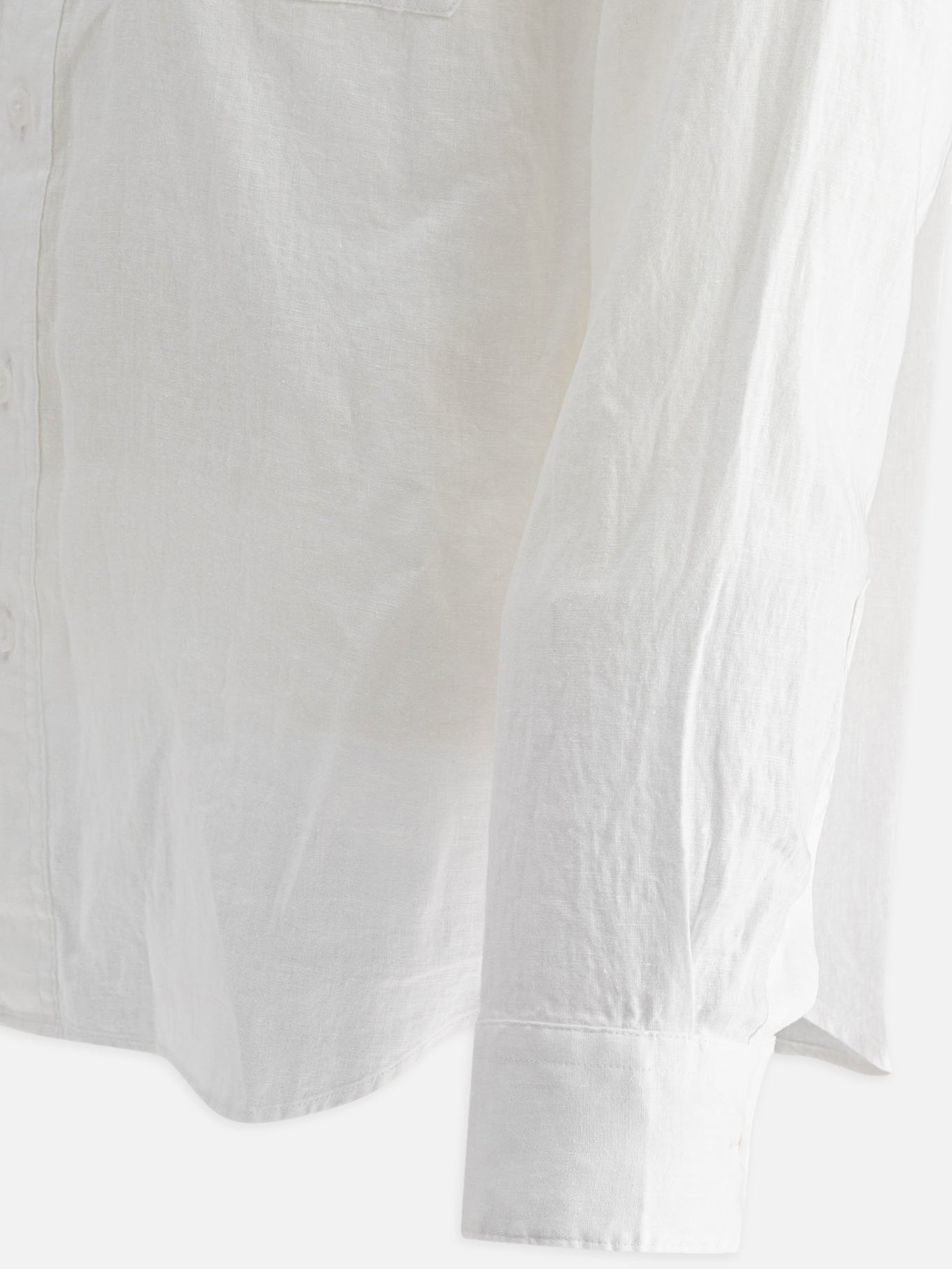 Vince Camicia &quot;Utility&quot; in lino 17463614_S White thumbnail_4