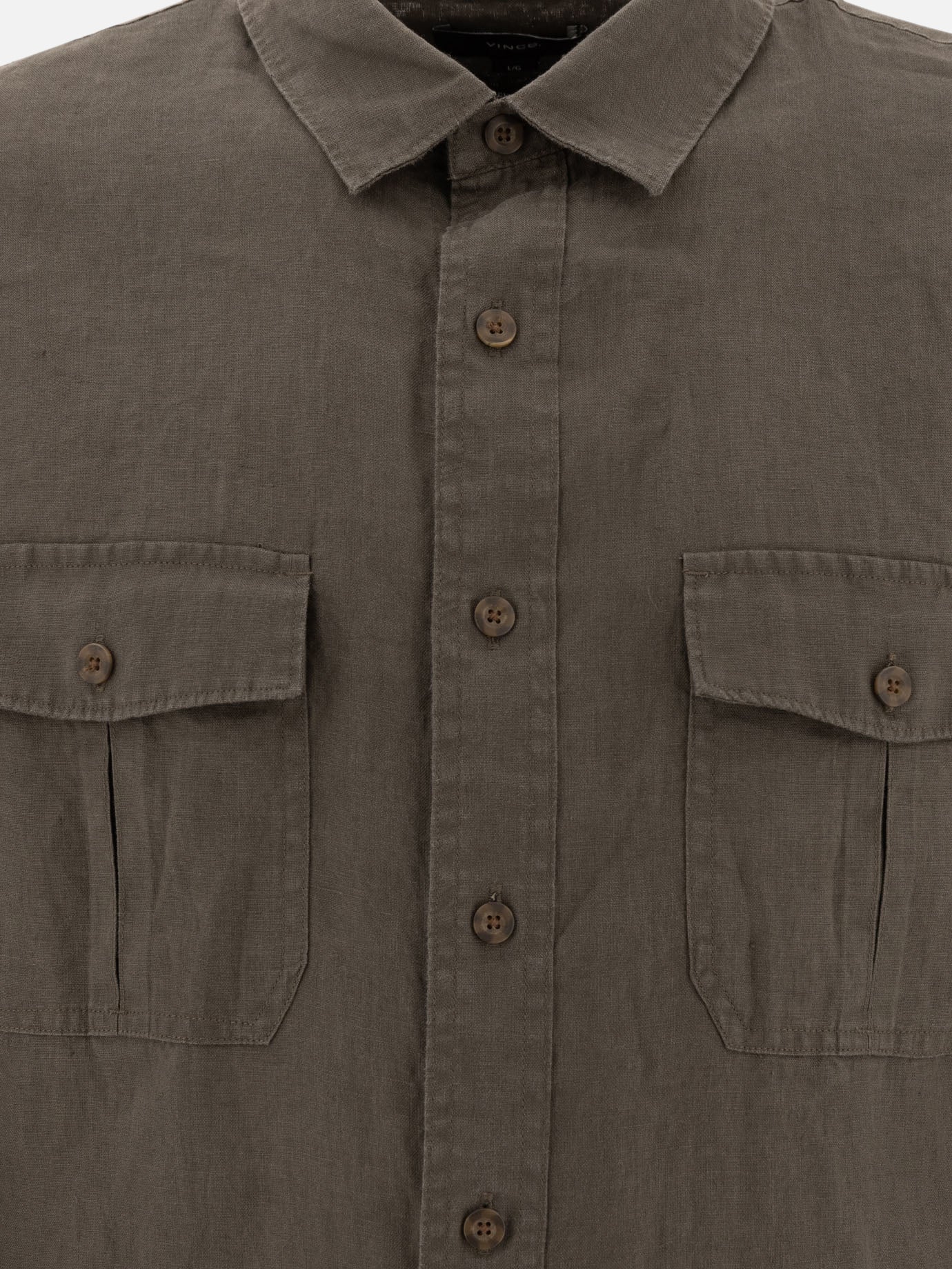 Camicie casual Solid colour  Verde - Vince Uomo | PDP | VIETTI Online Store | thumbnail_3