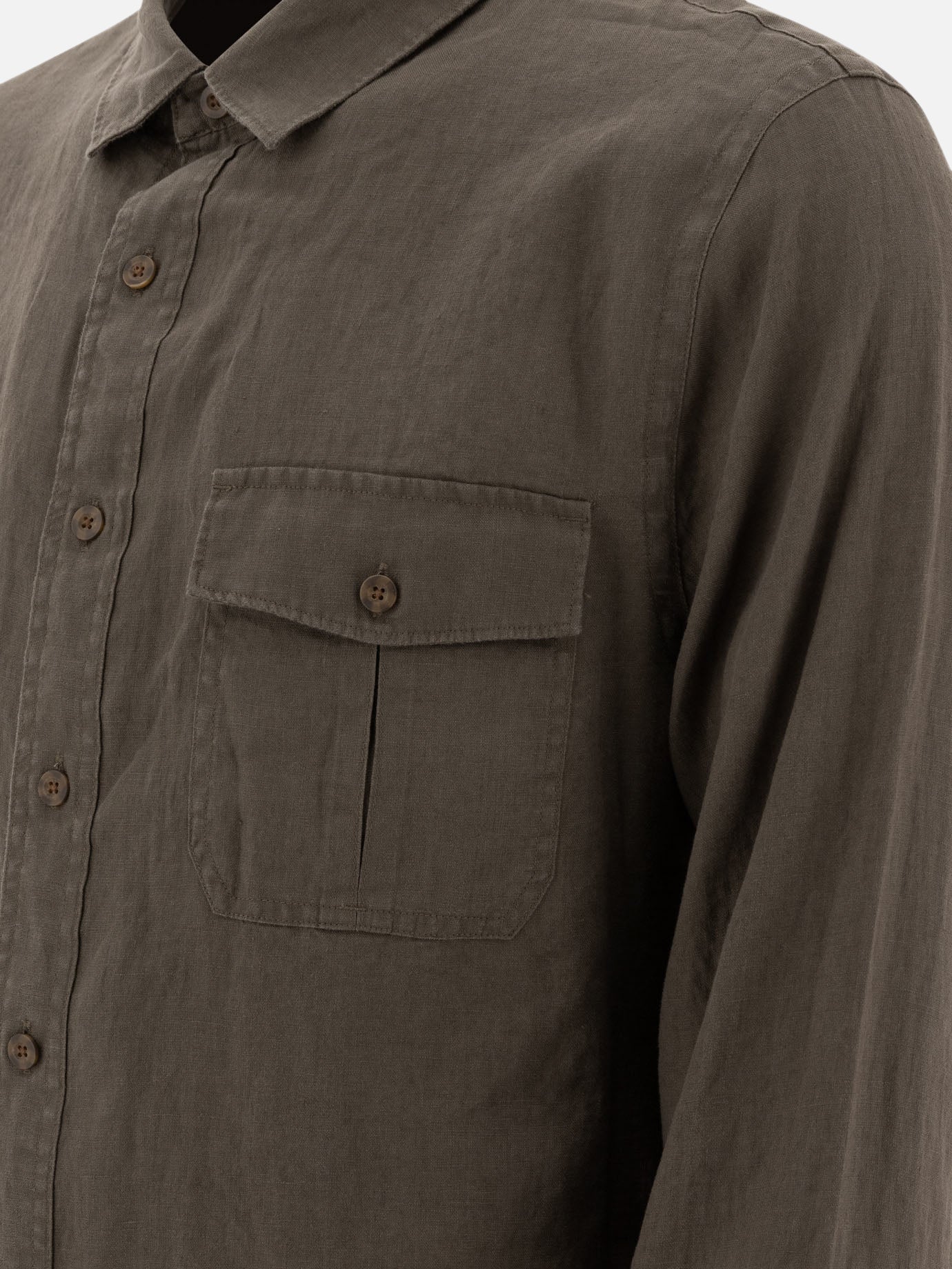 Vince Camicia &quot;Utility&quot; in lino 17502987_S Green thumbnail_4