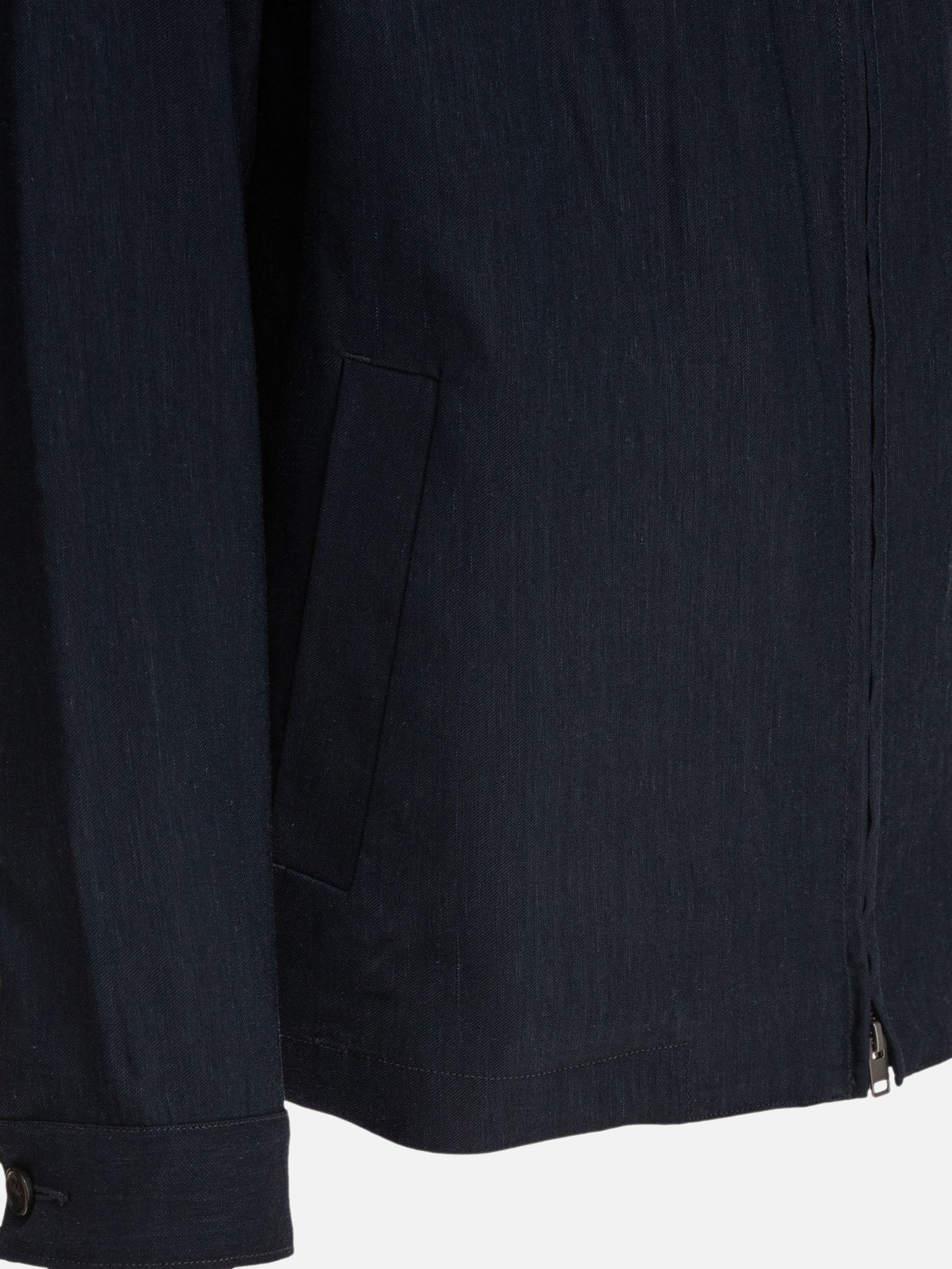 Bomber Solid colour  Blu - Vince Uomo | PDP | VIETTI Online Store | Zoom-Modal_4
