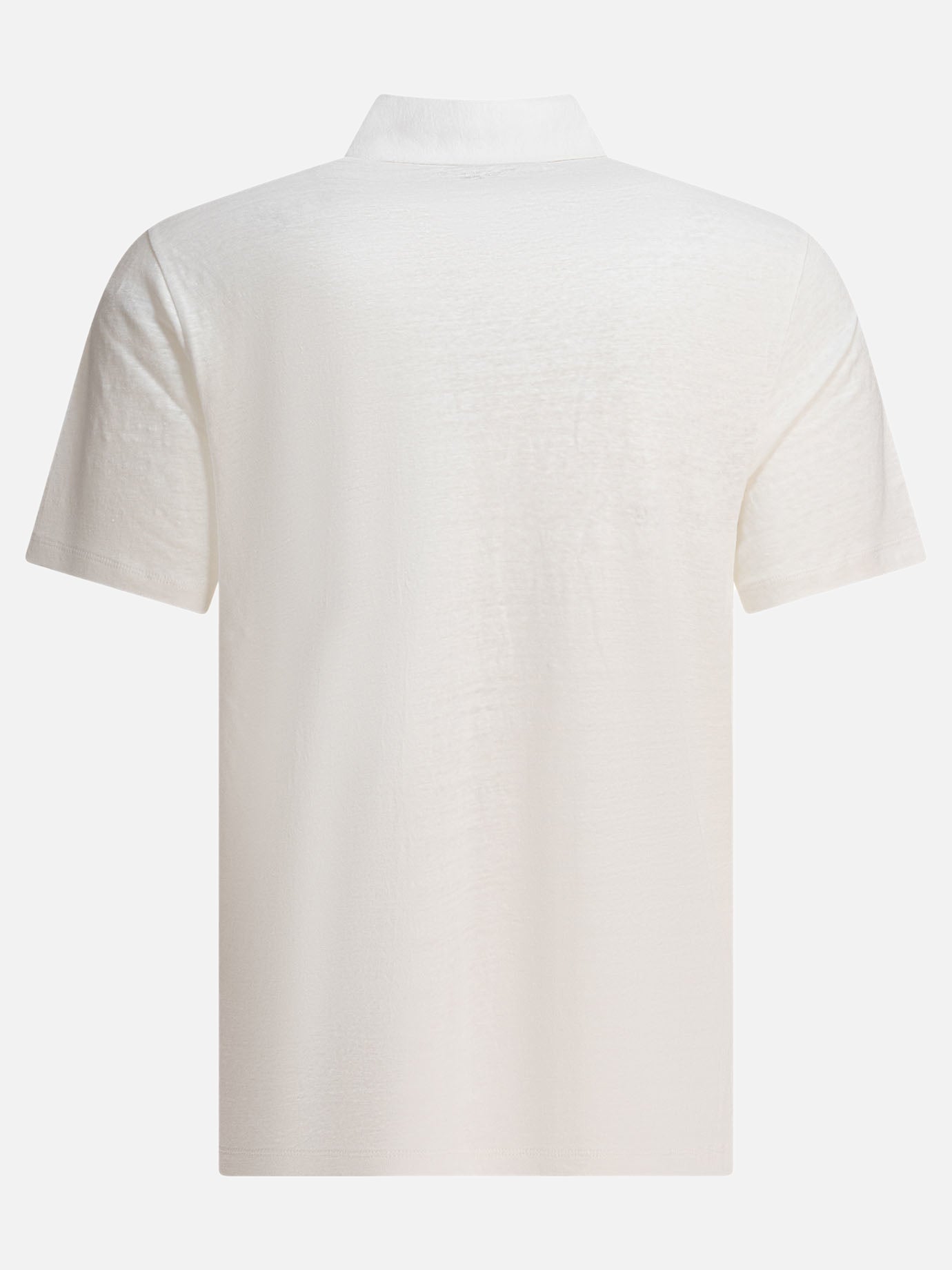 Vince Linen polo shirt 18804855_S White thumbnail_2