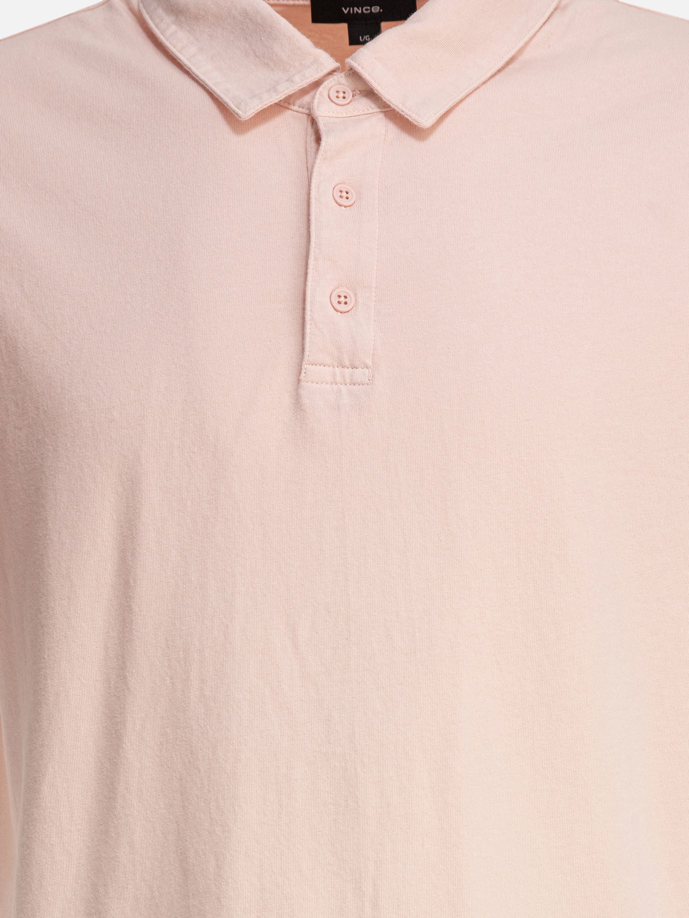 Vince Cotton polo shirt 18306208_S Pink thumbnail_3