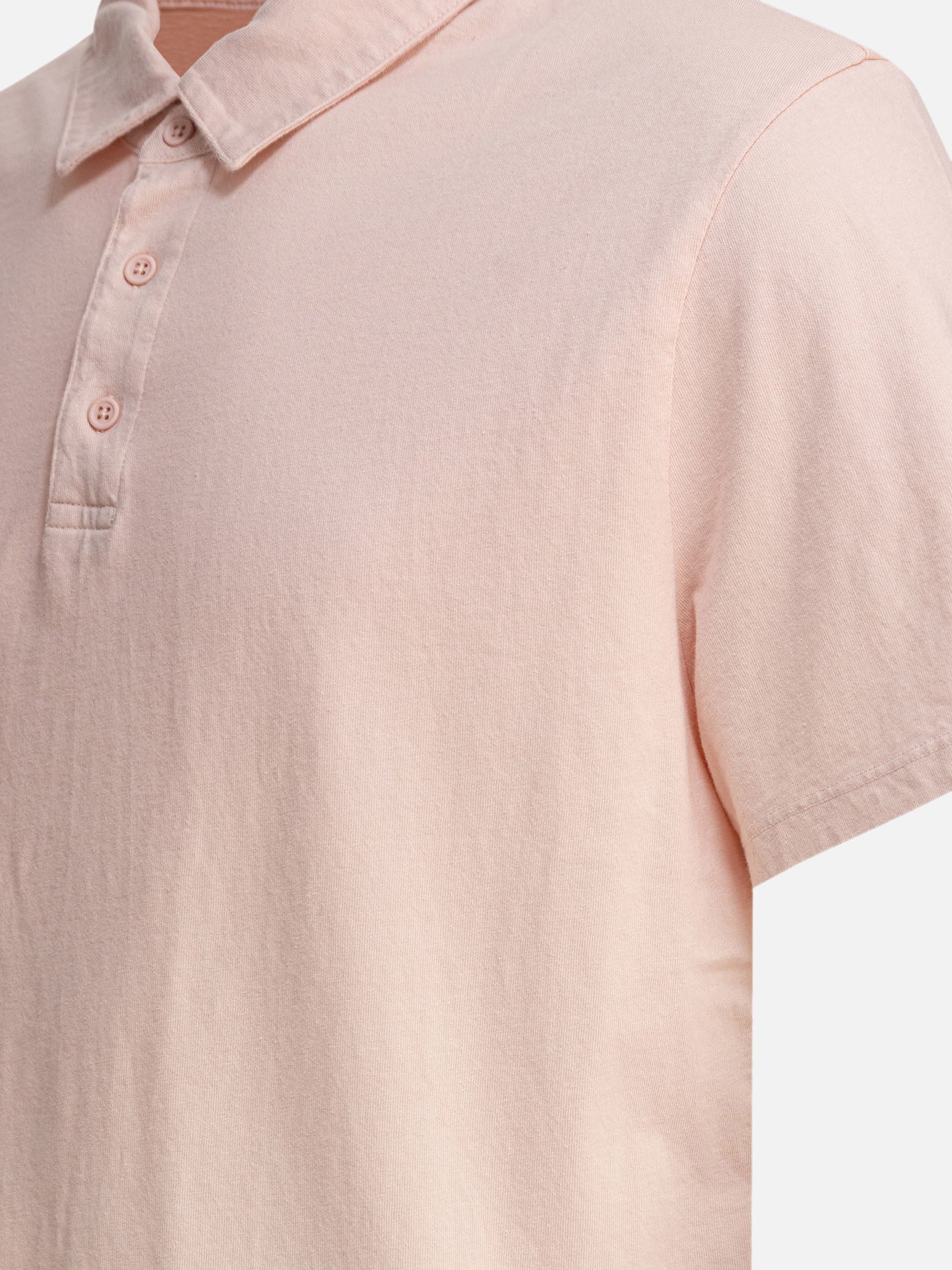 Vince Cotton polo shirt Pink