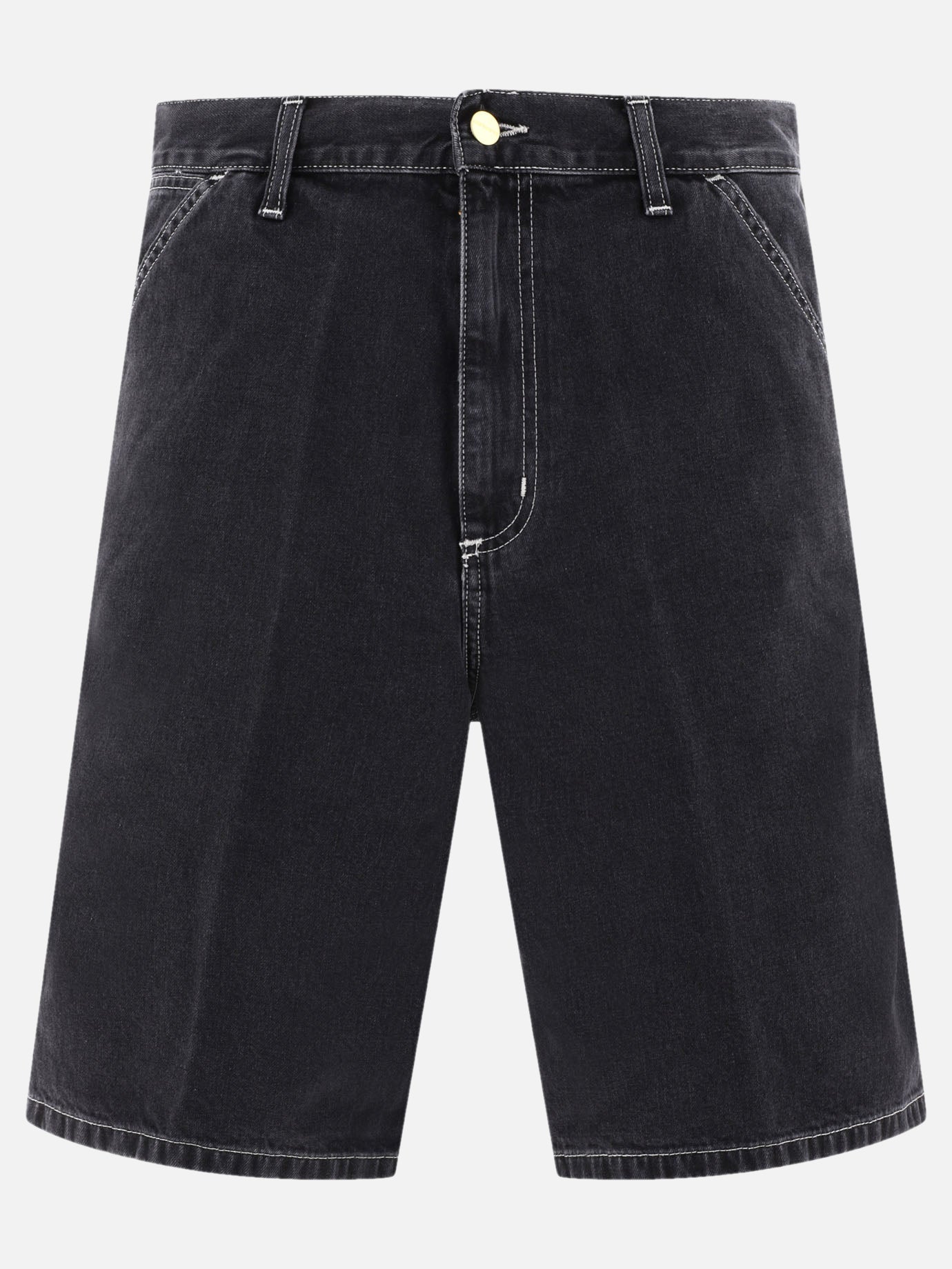 Utility shorts Solid colour  Black - Carhartt WIP Men | PDP | VIETTI Online Store | thumbnail