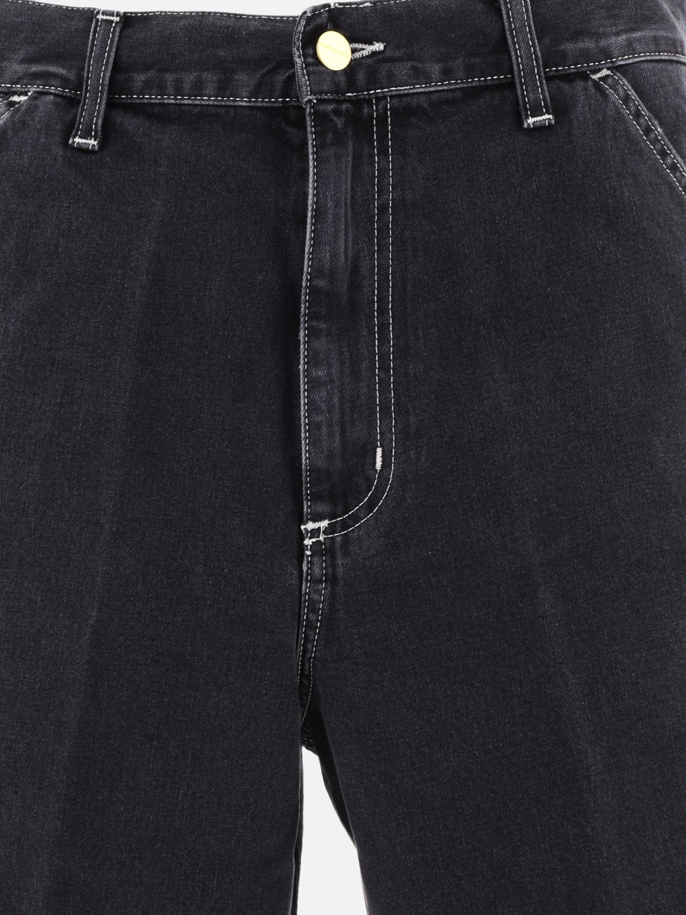 Utility shorts Solid colour  Black - Carhartt WIP Men | PDP | VIETTI Online Store | thumbnail_3