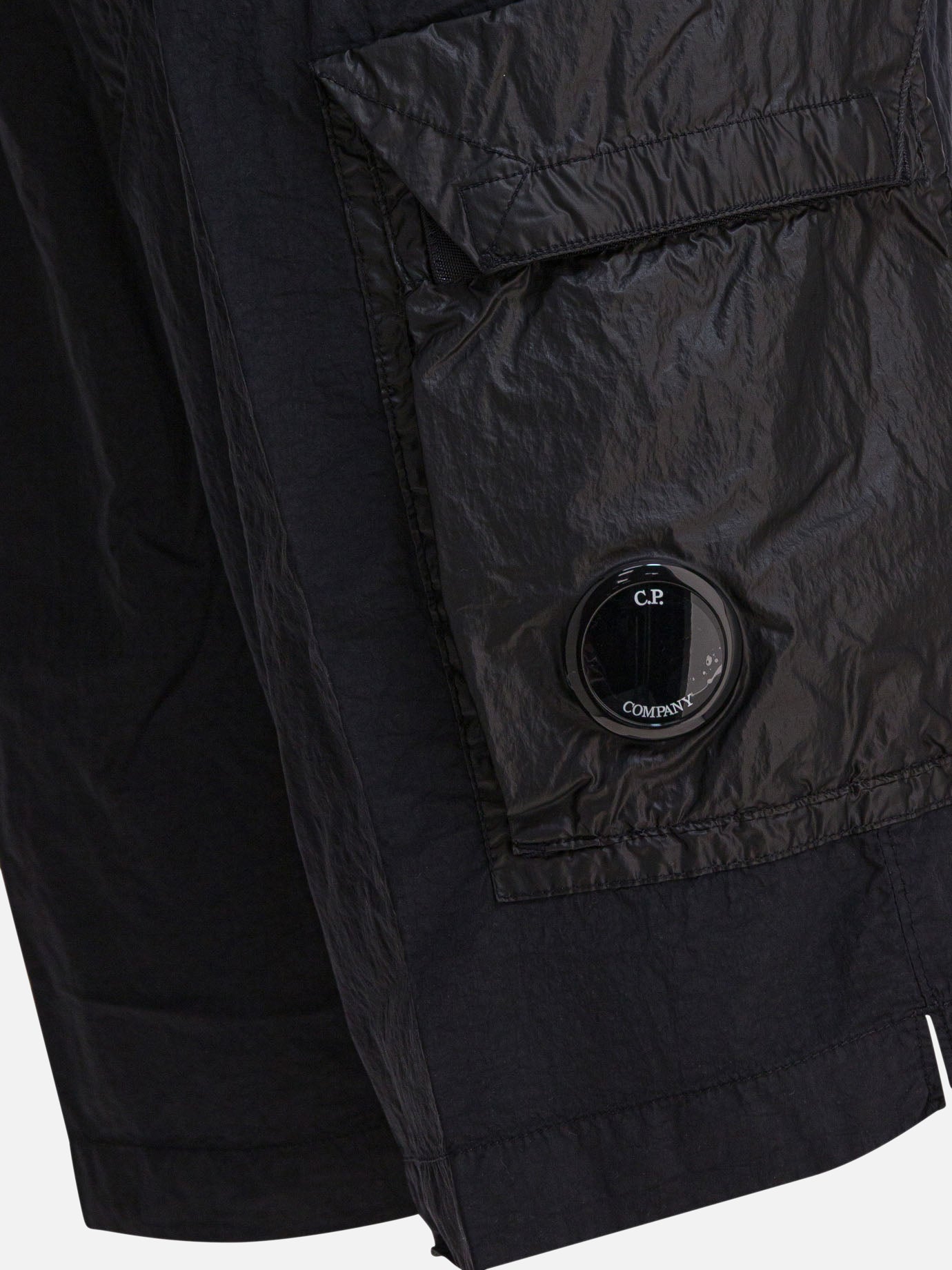 Short da mare Solid colour  Nero - C.P. Company Uomo | PDP | VIETTI Online Store | thumbnail_4