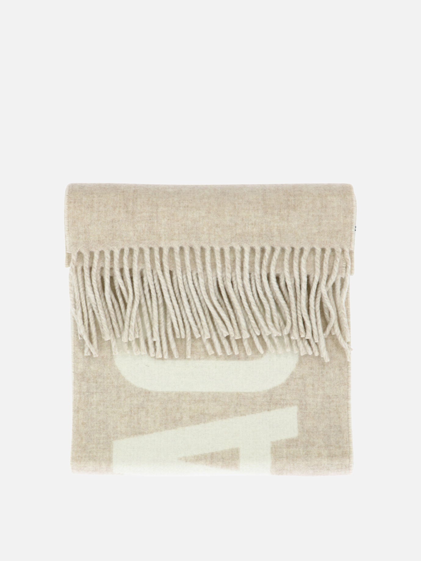 Sciarpe con frange 100% wool  Beige - Jacquemus Uomo | PDP | VIETTI Online Store | thumbnail