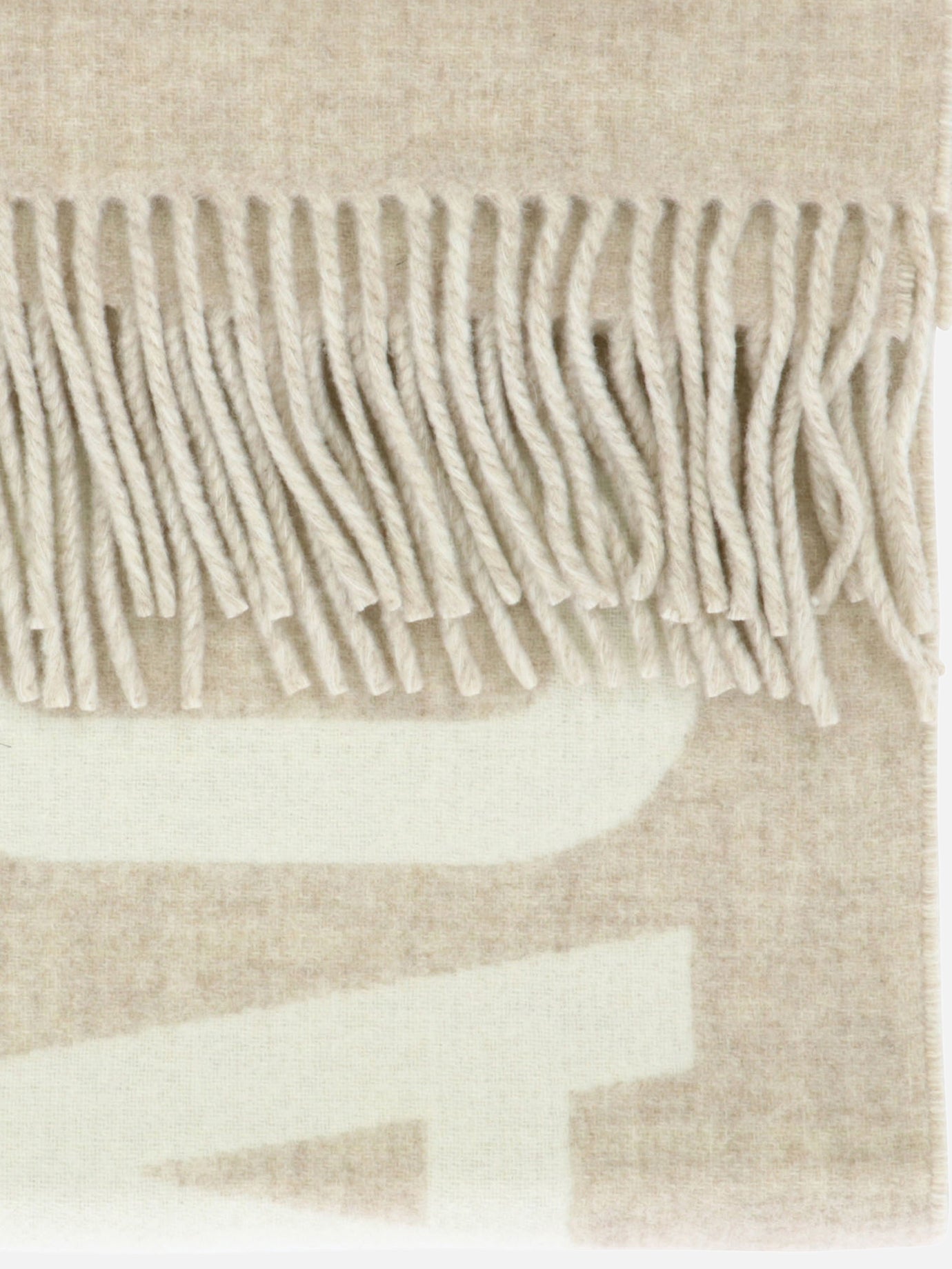 Sciarpe con frange 100% wool  Beige - Jacquemus Uomo | PDP | VIETTI Online Store | Zoom-Modal_2

