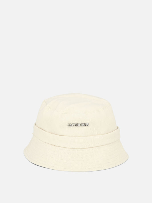 Cappelli bucket Logo  Bianco - Jacquemus Uomo | VIETTI Online Store 
