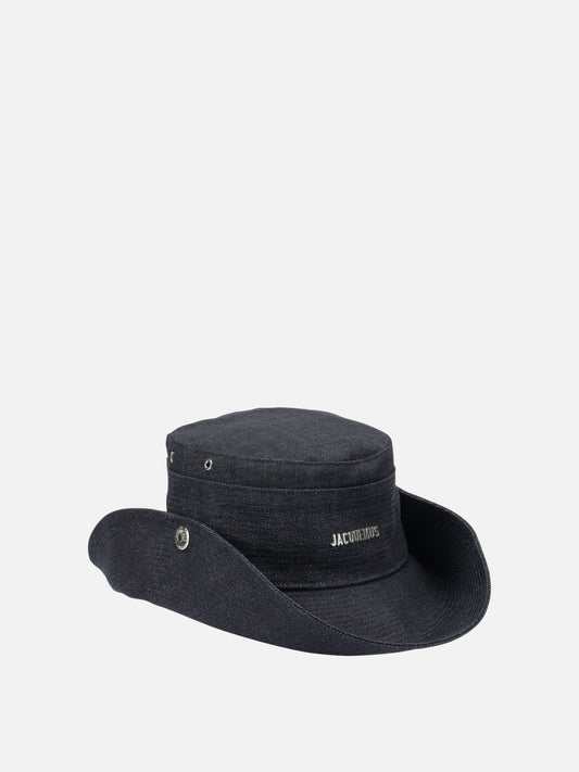 Bucket hats Logo  Blue - Jacquemus Men | PDP | VIETTI Online Store | 2
