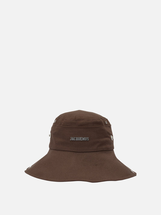 Bucket hats Logo  Brown - Jacquemus Men | PDP | VIETTI Online Store 
