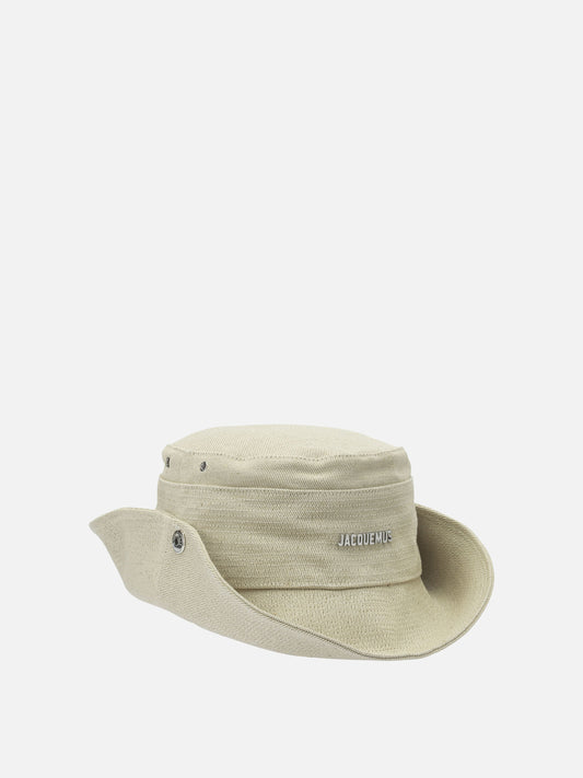 Bucket hats Logo  White - Jacquemus Men | PDP | VIETTI Online Store | 2
