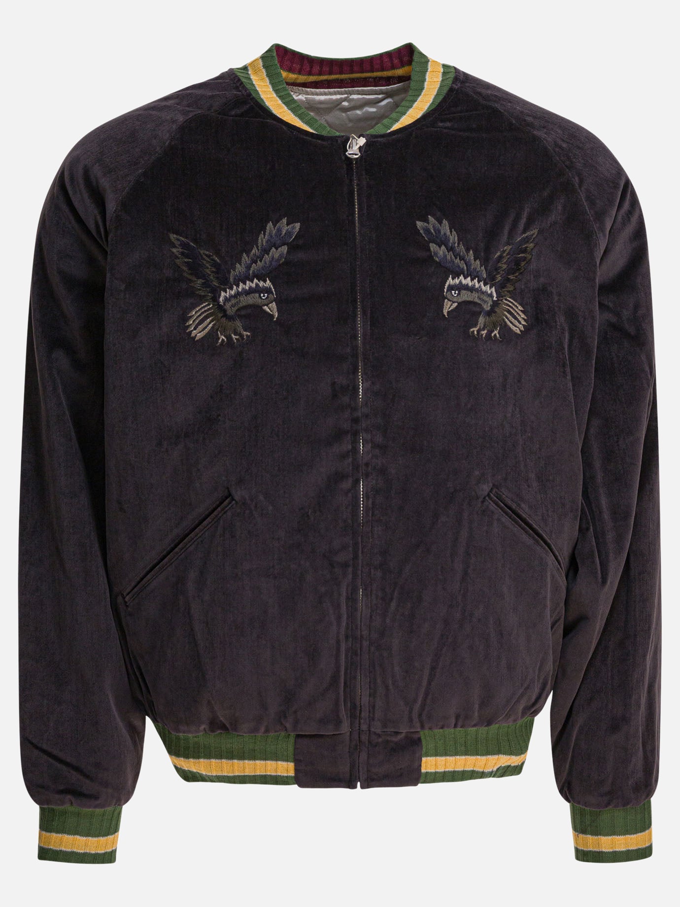Bomber jackets Embroidered  Black - KAPITAL Men | PDP | VIETTI Online Store | thumbnail