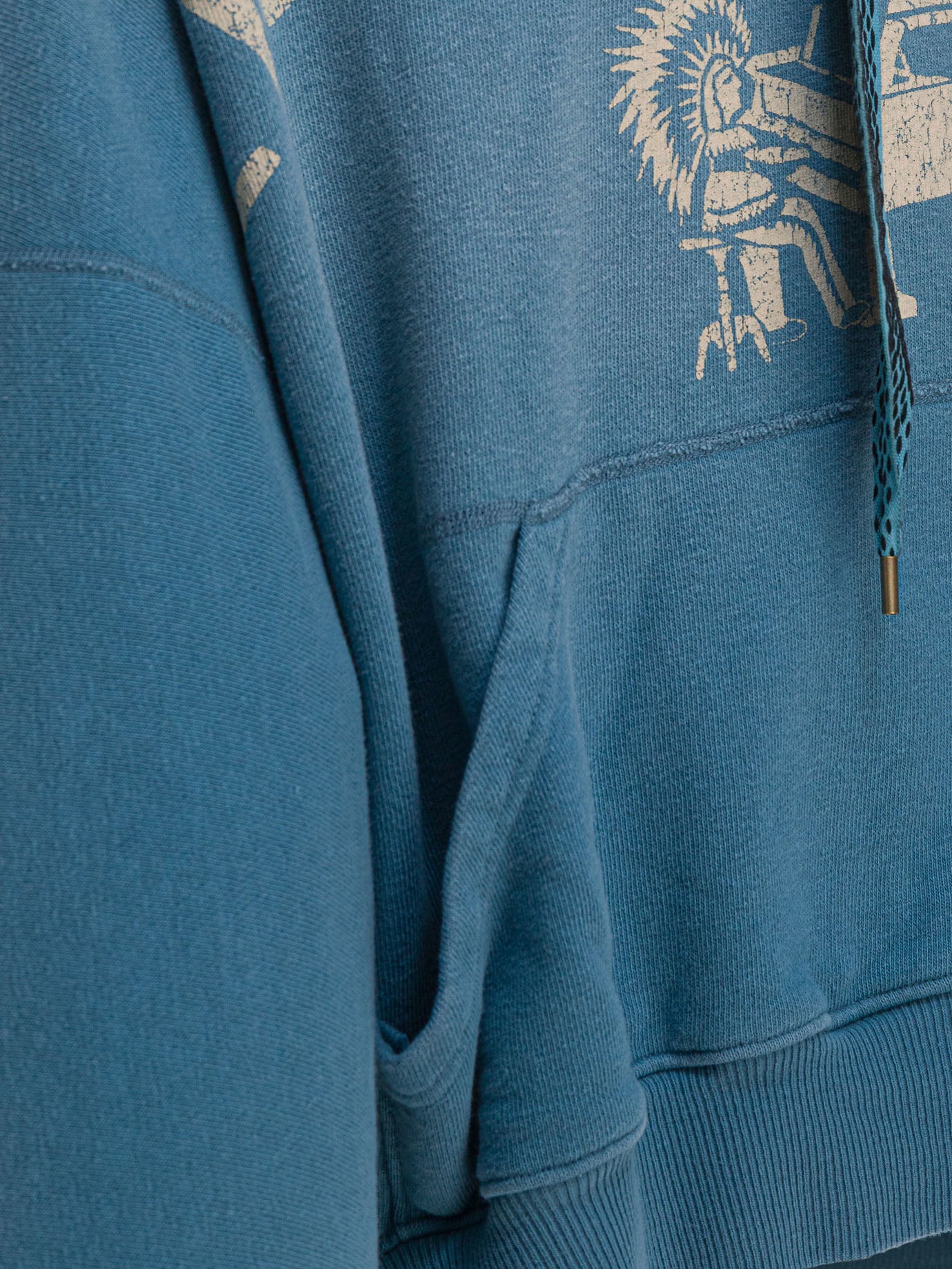 Hoodies Print  Blue - KAPITAL Men | PDP | VIETTI Online Store | Zoom-Modal_4
