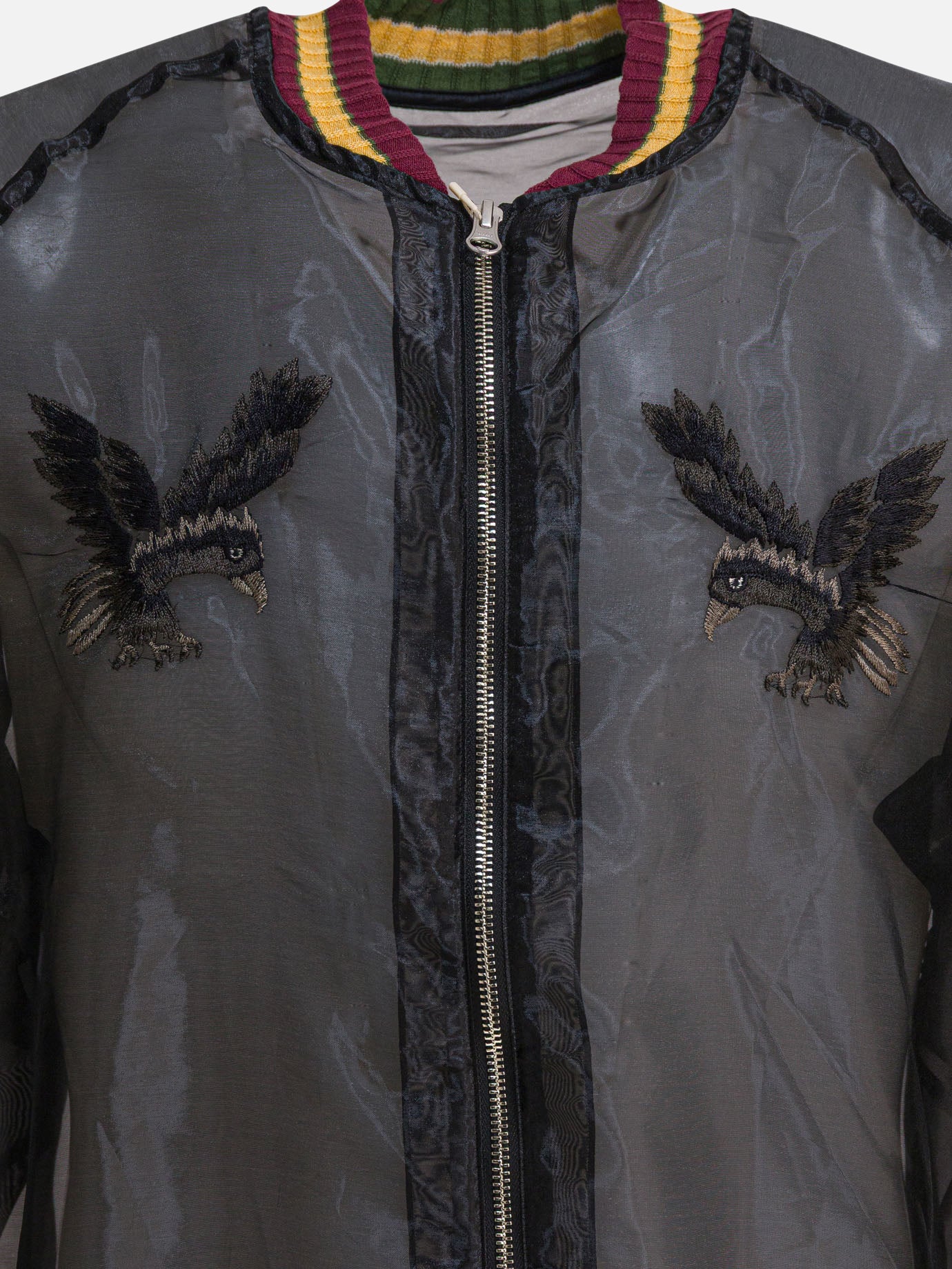 Bomber Embroidered  Nero - KAPITAL Uomo | PDP | VIETTI Online Store | thumbnail_3