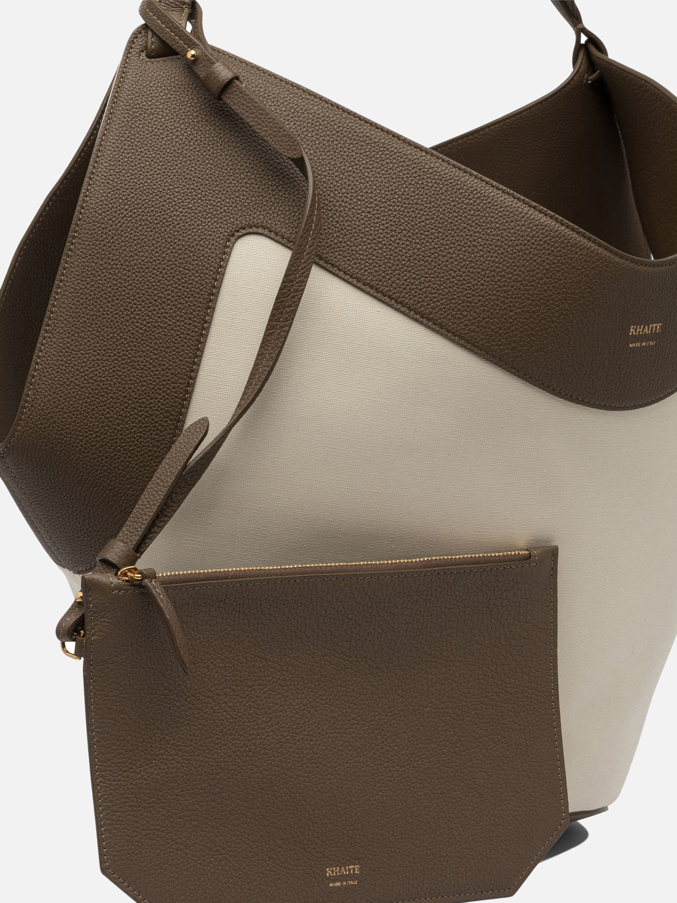 Borse grandi 80% cotton 20% leather  Beige - Khaite Donna | PDP | VIETTI Online Store | thumbnail_4