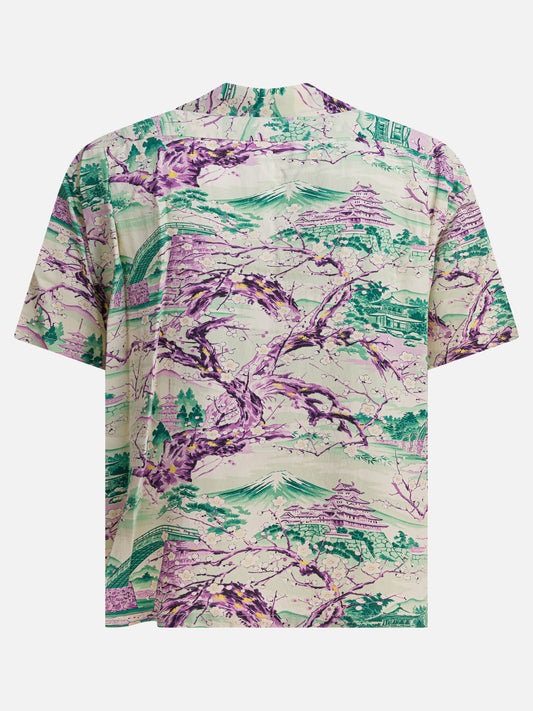 Sun Surf Camicia "Scenery of Japan" 26259281_M Green 2