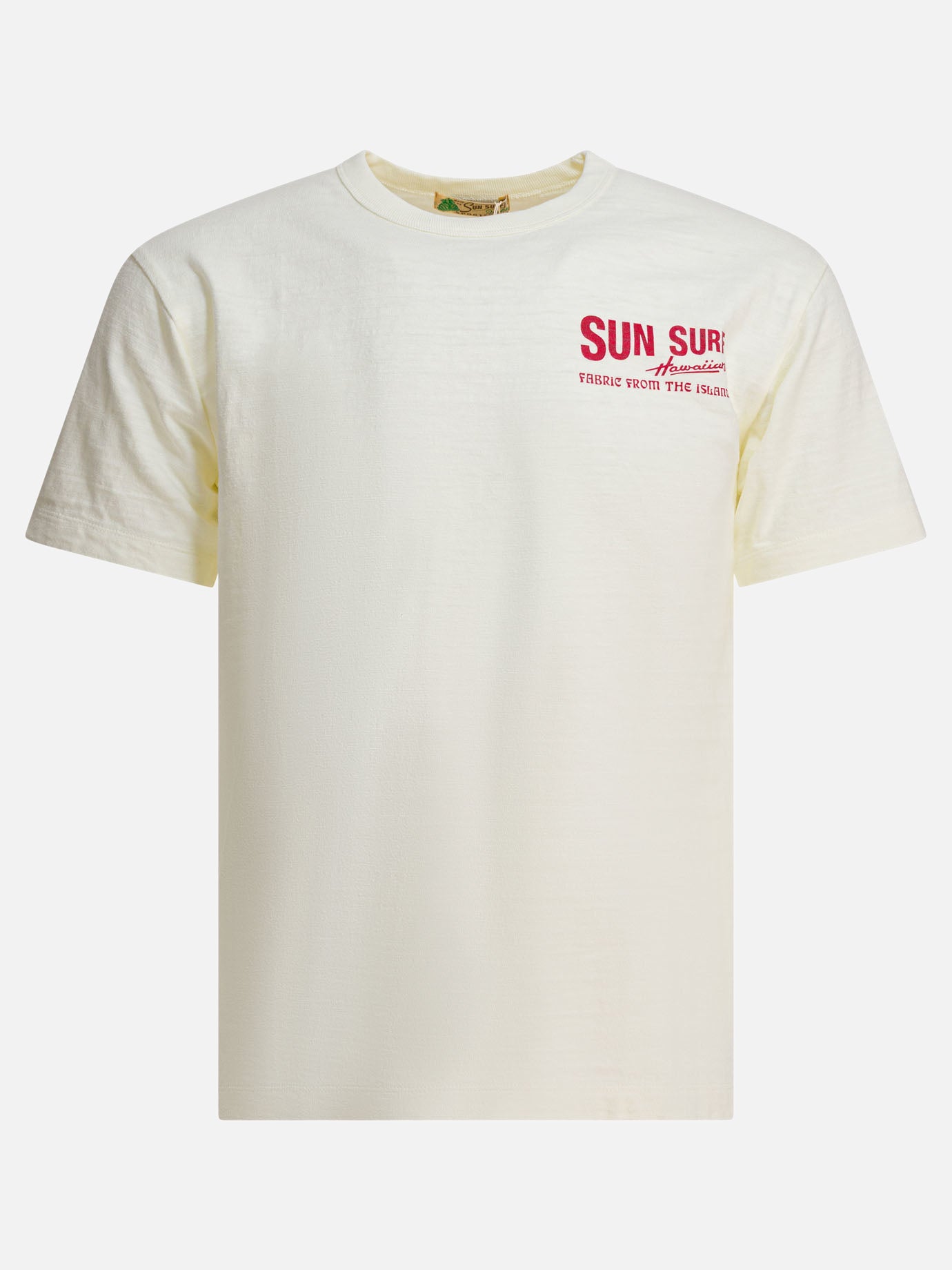 T-shirt girocollo Logo  Beige - Sun Surf Uomo | PDP | VIETTI Online Store | thumbnail