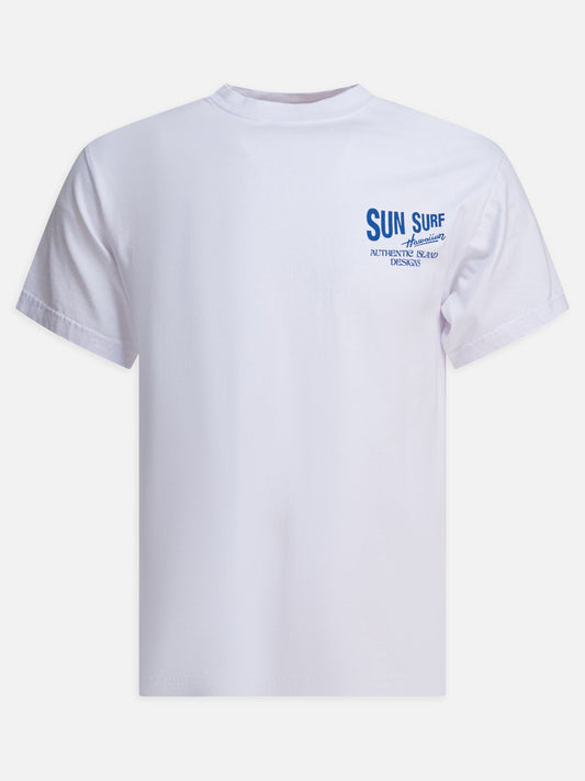 T-shirt girocollo Logo  Bianco - Sun Surf Uomo | PLP | VIETTI Online Store 
