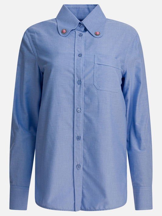 Camicie casual Solid colour  Azzurro - Valentino Donna | PDP | VIETTI Online Store 
