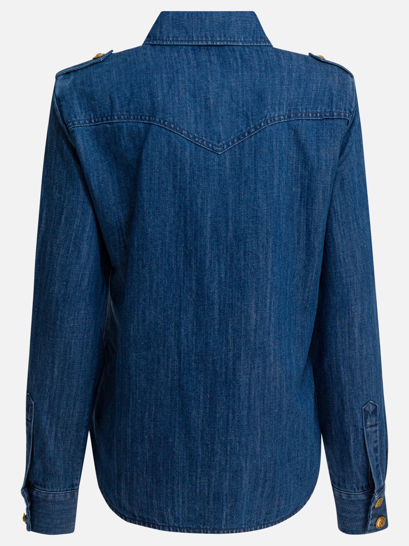 Casual shirts Solid colour  Blue - Valentino Women | PDP | VIETTI Online Store | thumbnail_2
